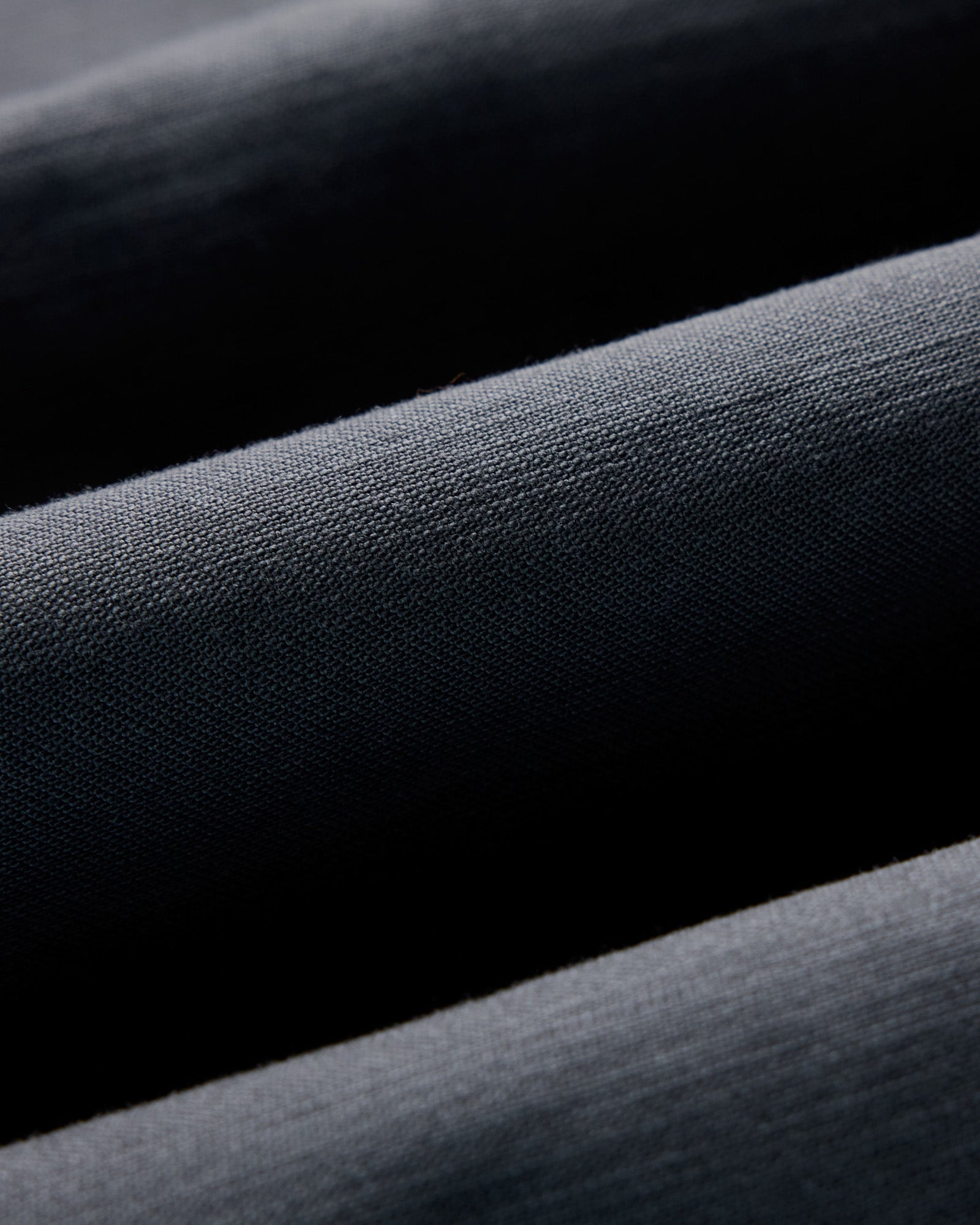 The Surplus Shirt in Reverse Sateen Faded Black