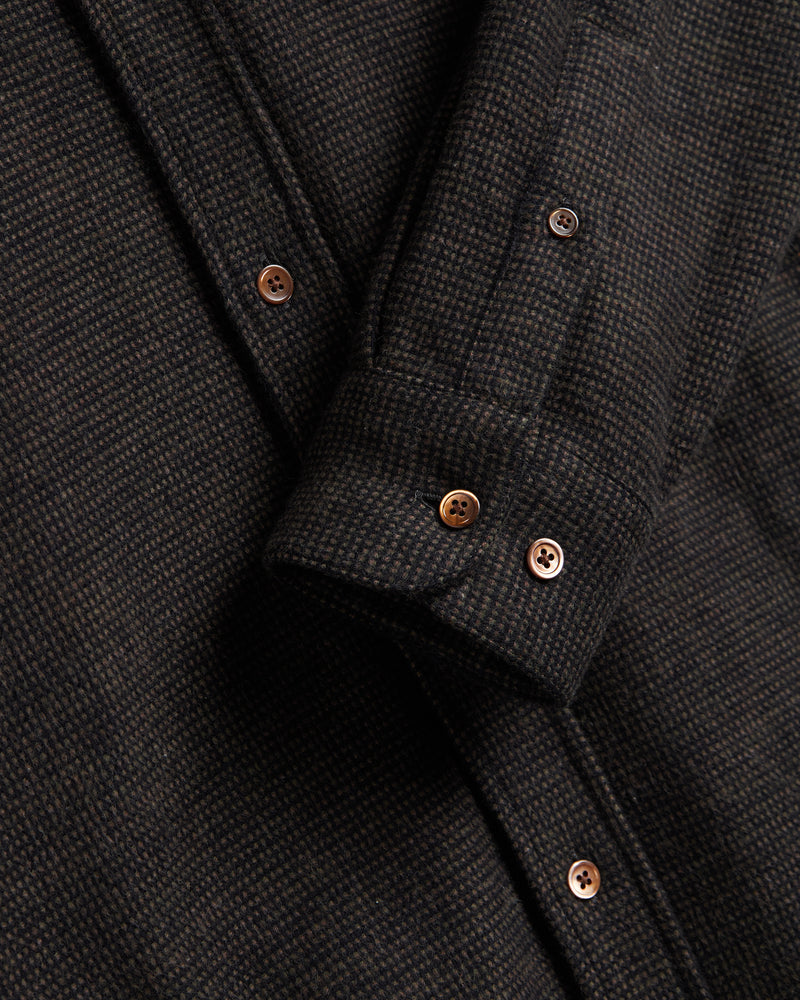 Sounds Mini Houndstooth Shirt Brown