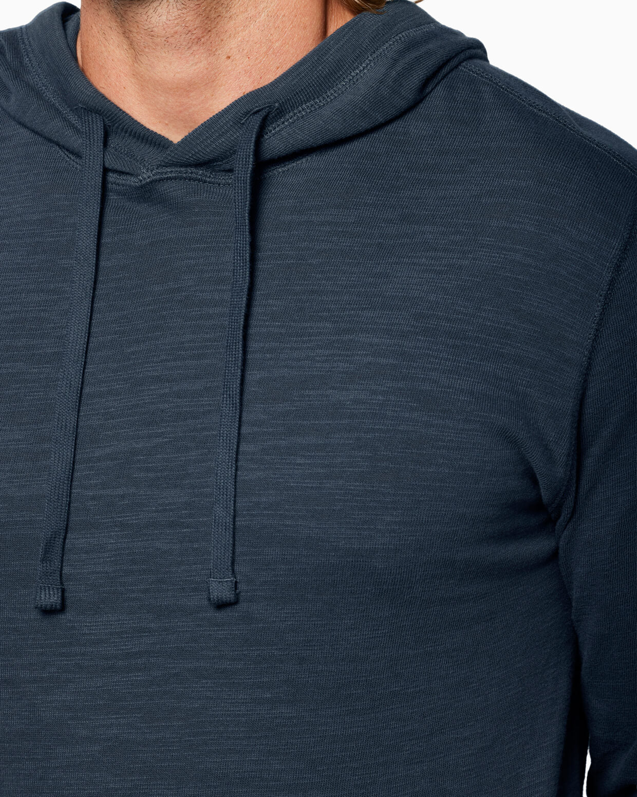 Surf Slub Hoodie Navy