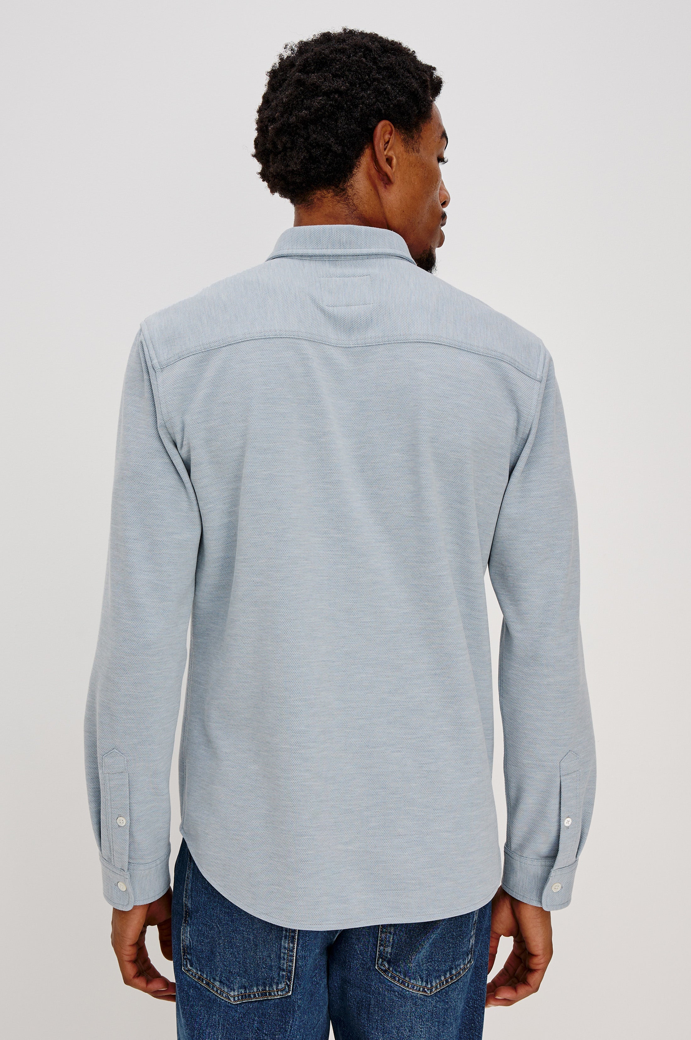 Vincent Shirt Blue Oxford
