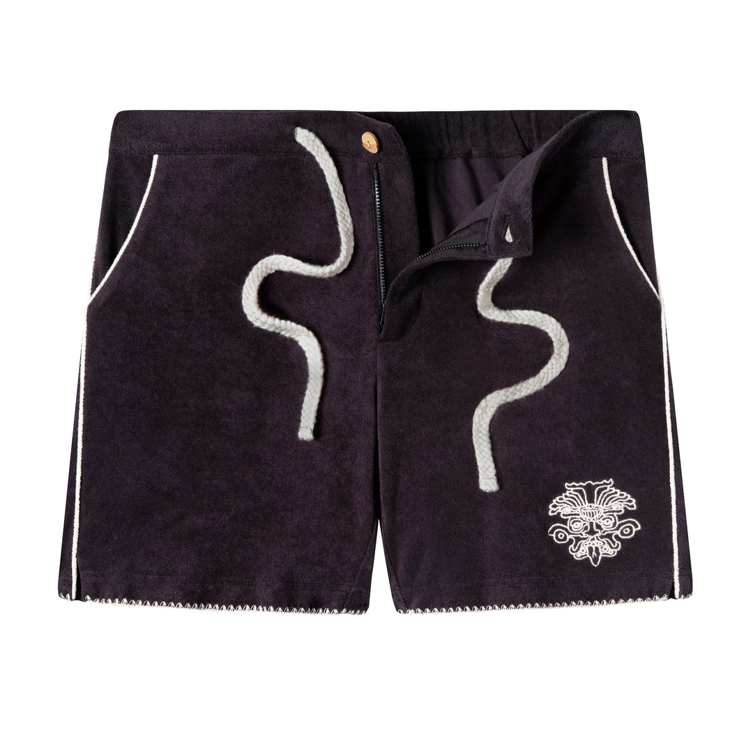 'Agua Magica' Cabana Shorts Grey