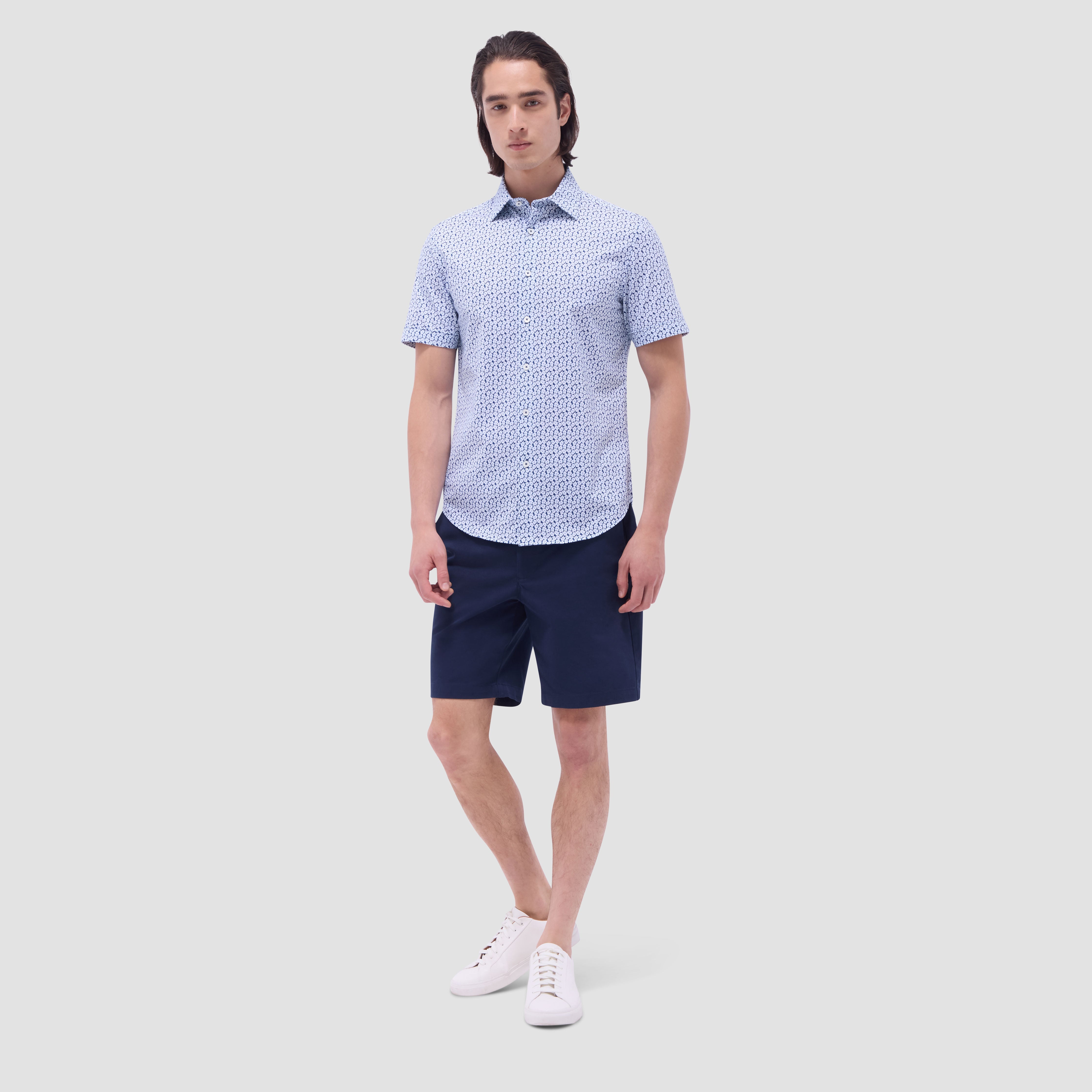 OOOHCotton Miles Short Sleeve Shirt Indigo