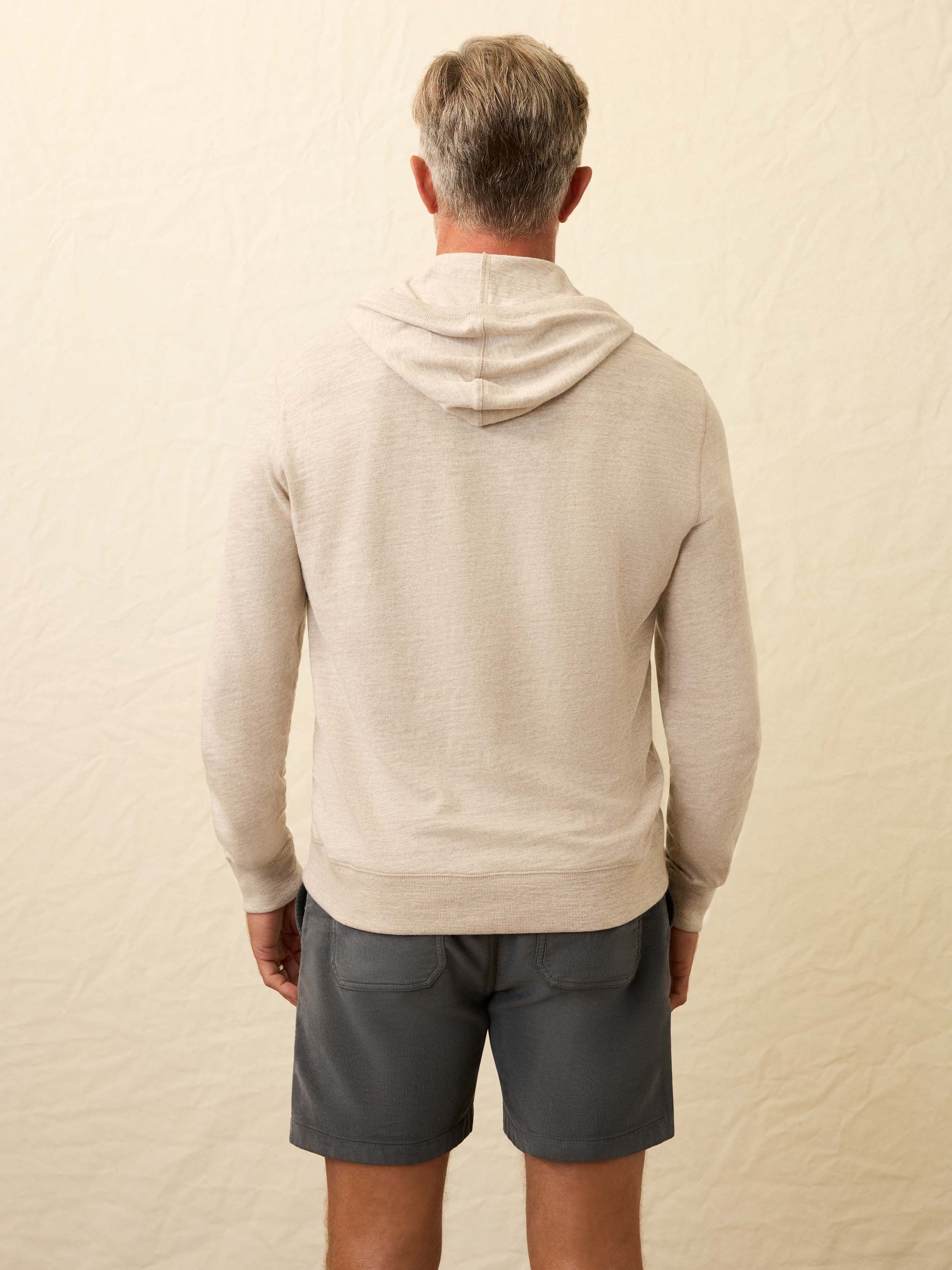 Sunwashed Slub Hoodie Oat Plains Heather