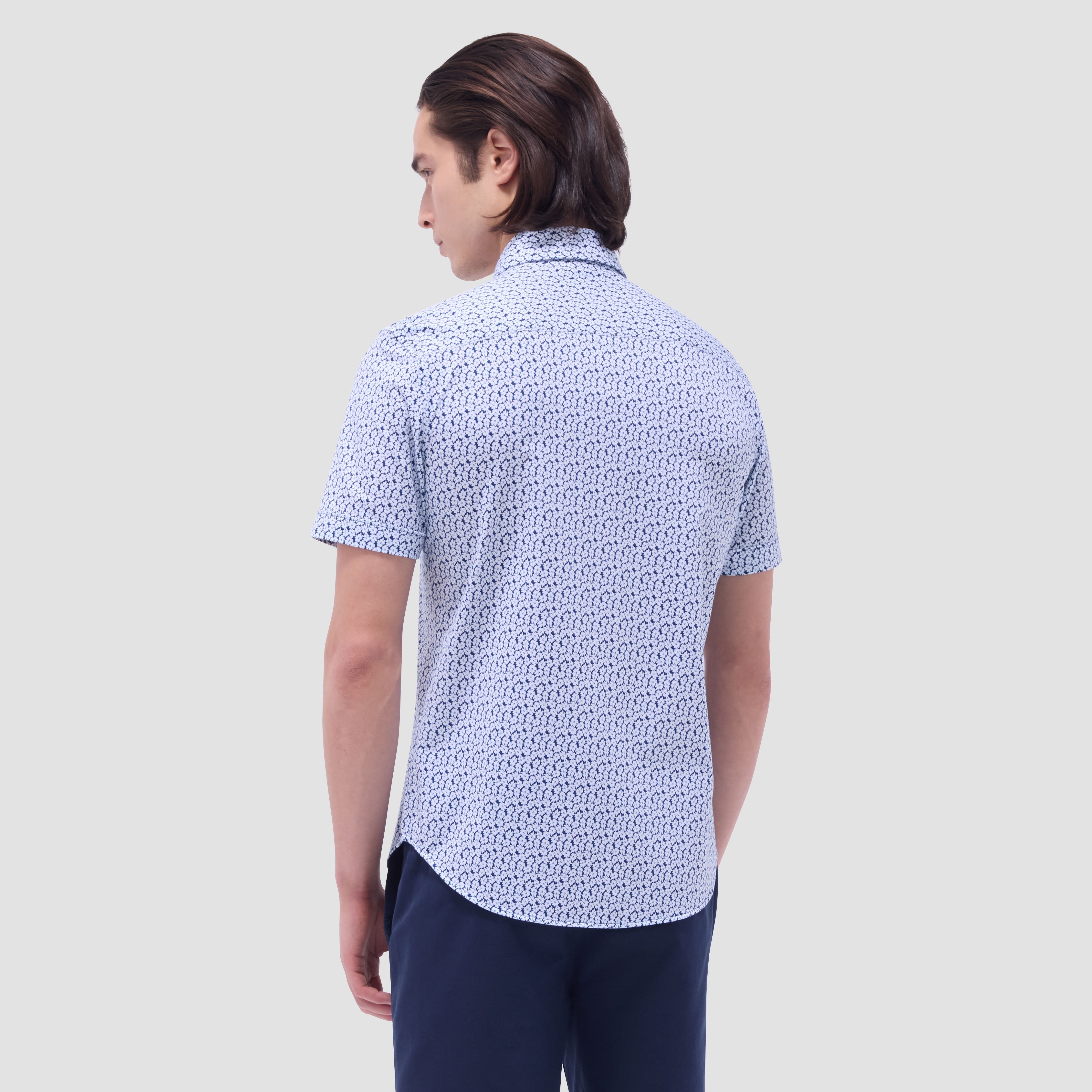 OOOHCotton Miles Short Sleeve Shirt Indigo