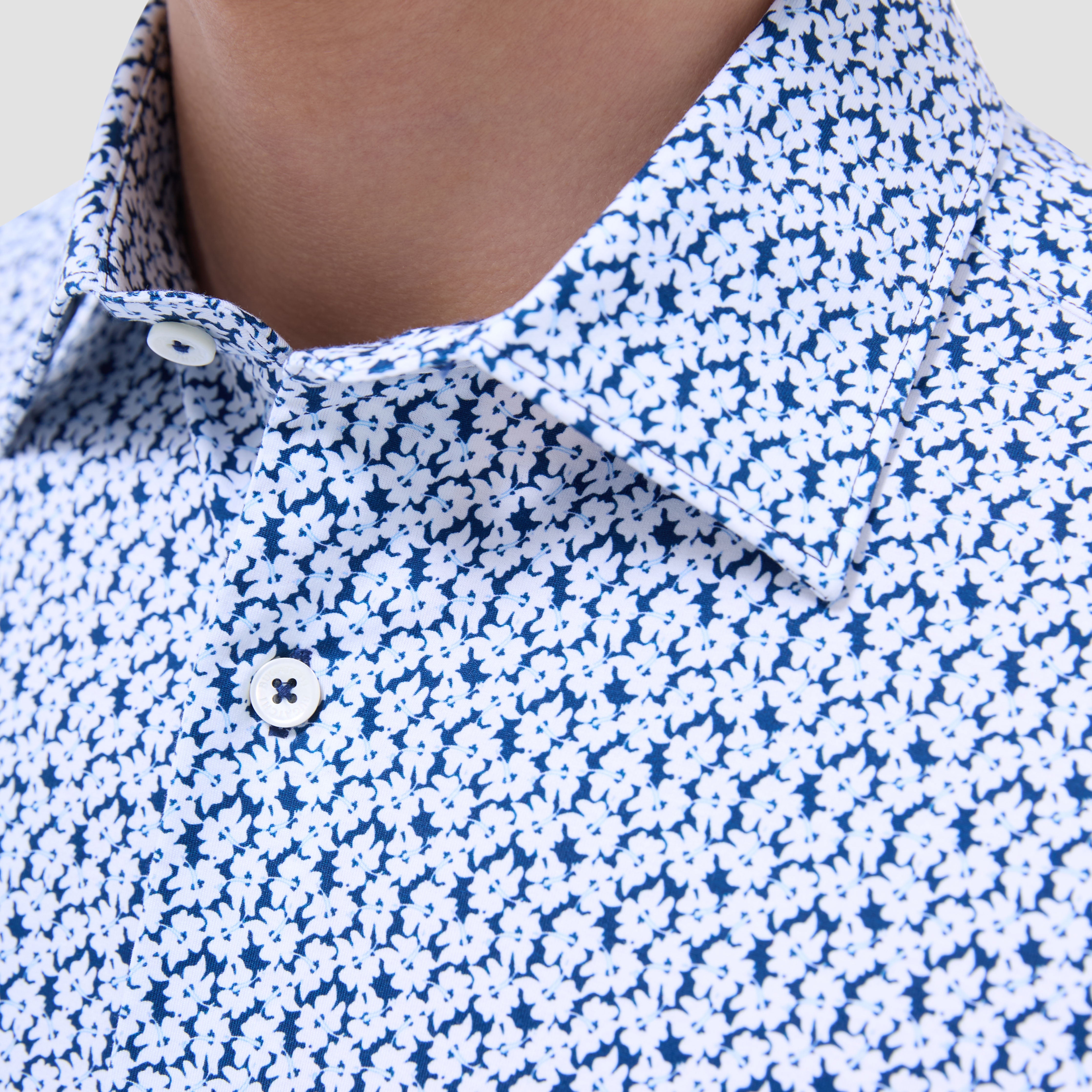 OOOHCotton Miles Short Sleeve Shirt Indigo