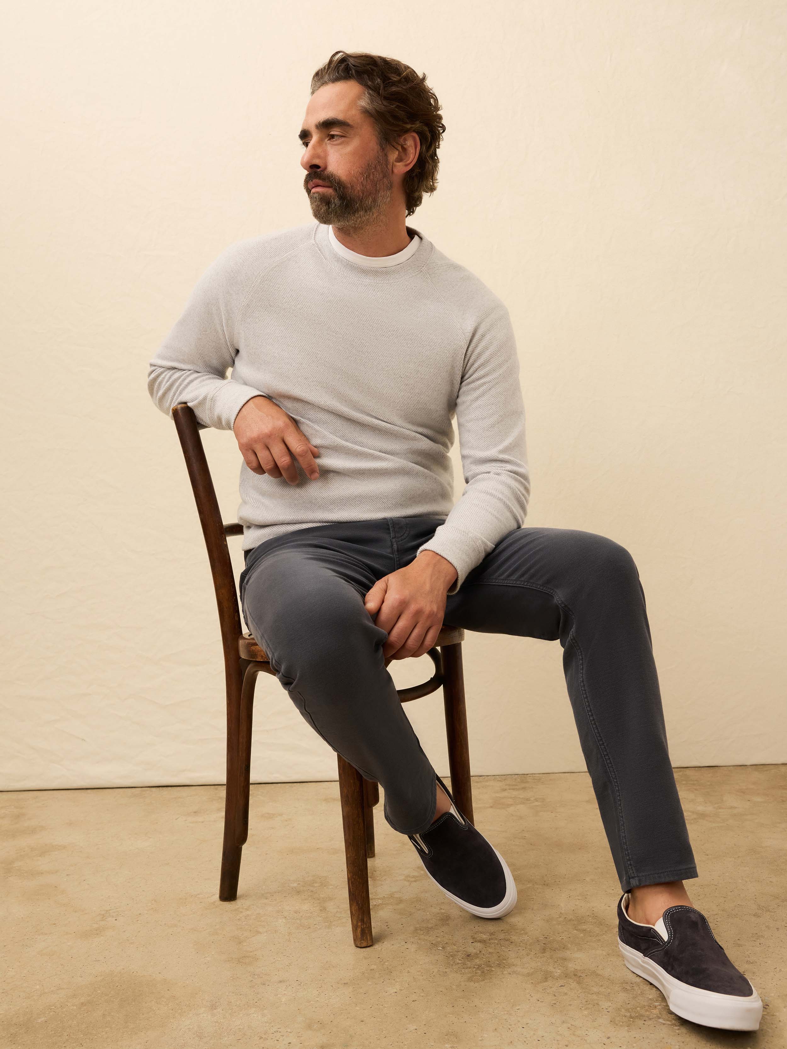 Legend Sweater Crew II Light Heather Grey