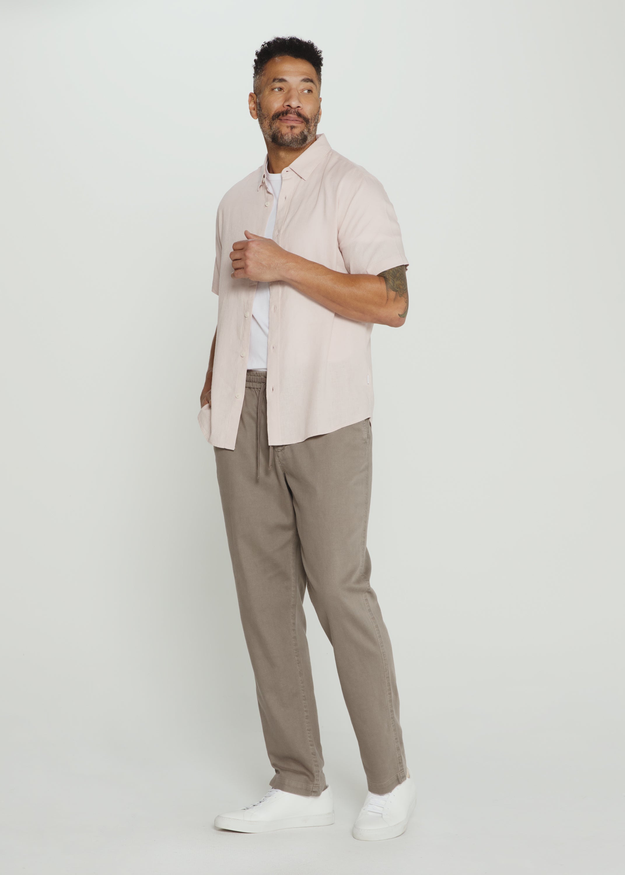 Laguna Linen Pull-On Pant Iron