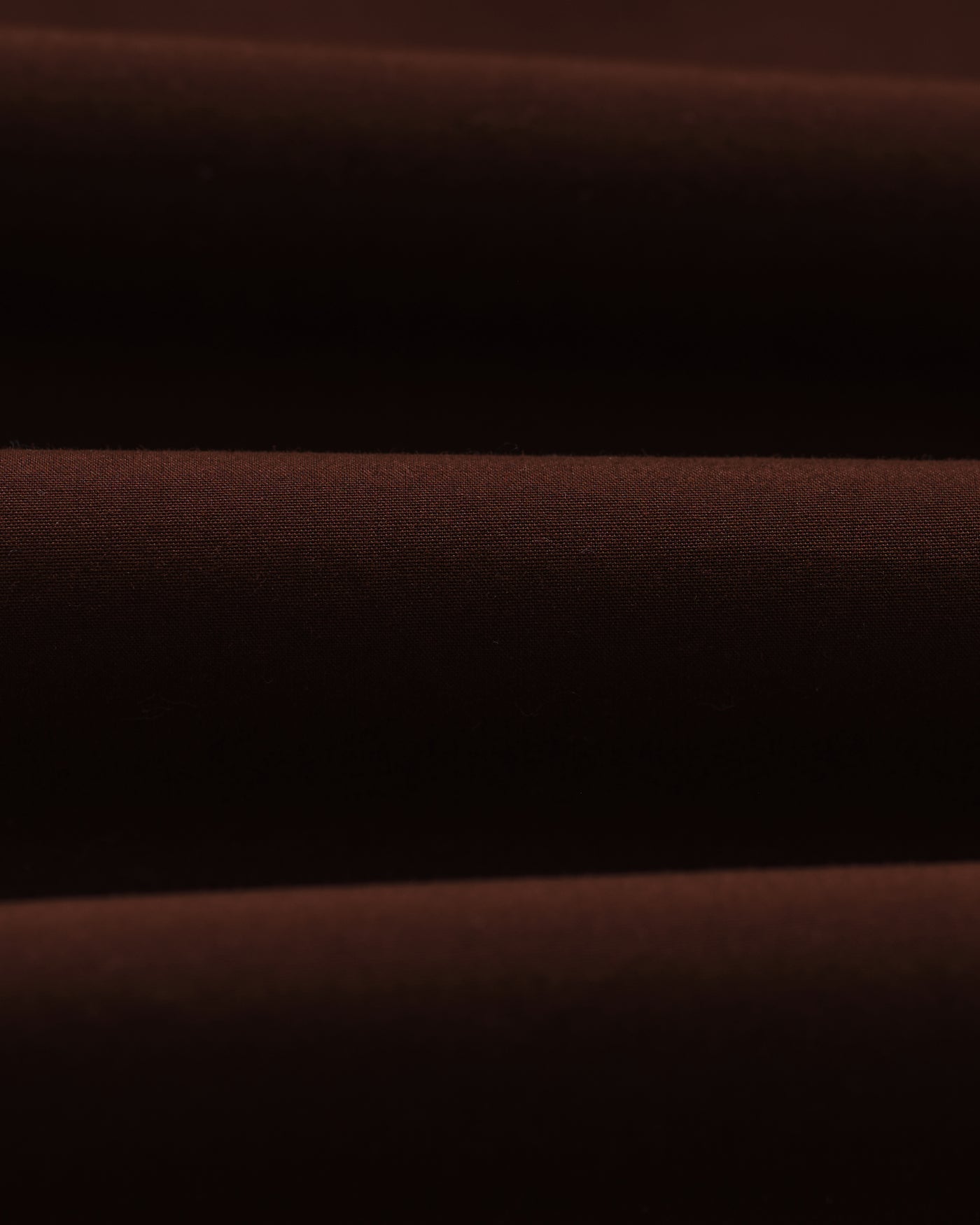 Tyne Trouser in Cotton Poplin Dark Brown