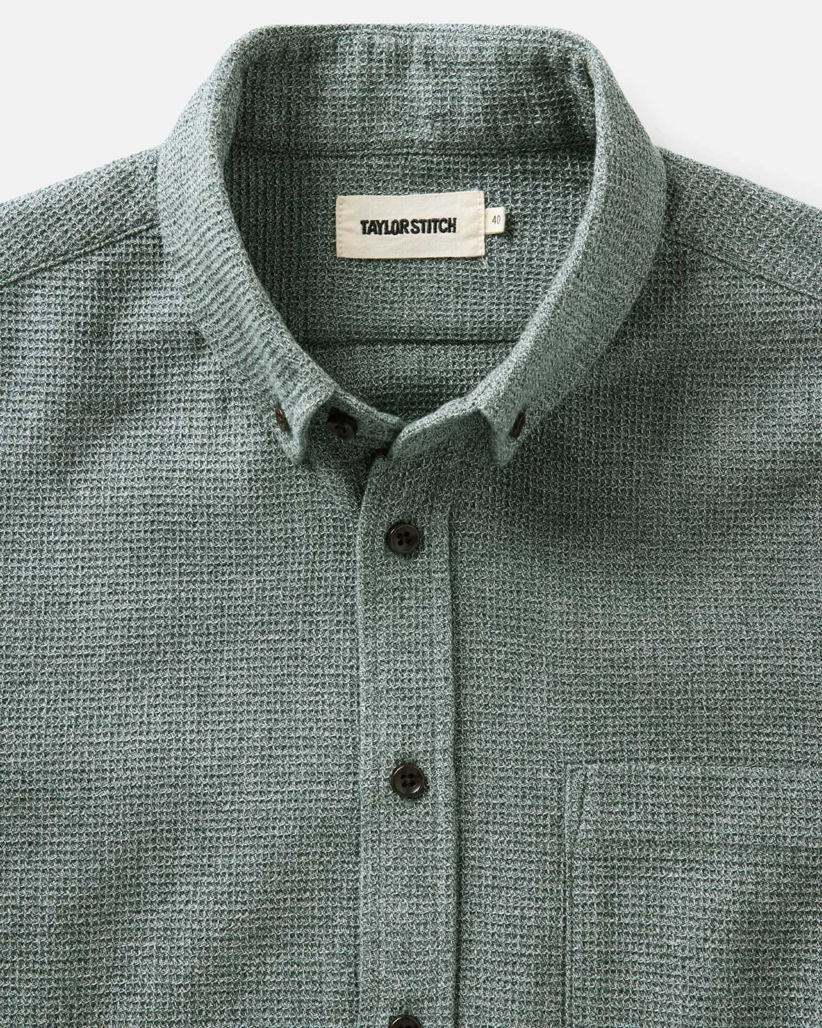 The Jack Waffle Shirt Pine Twist