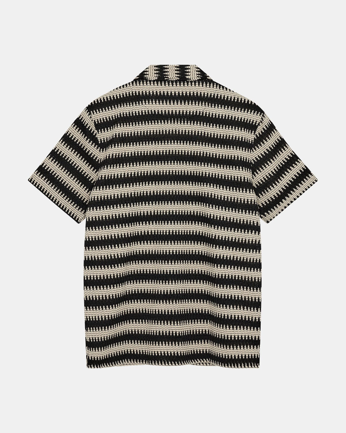 Akkurt Struc Stripe Short Sleeve Shirt Tofu