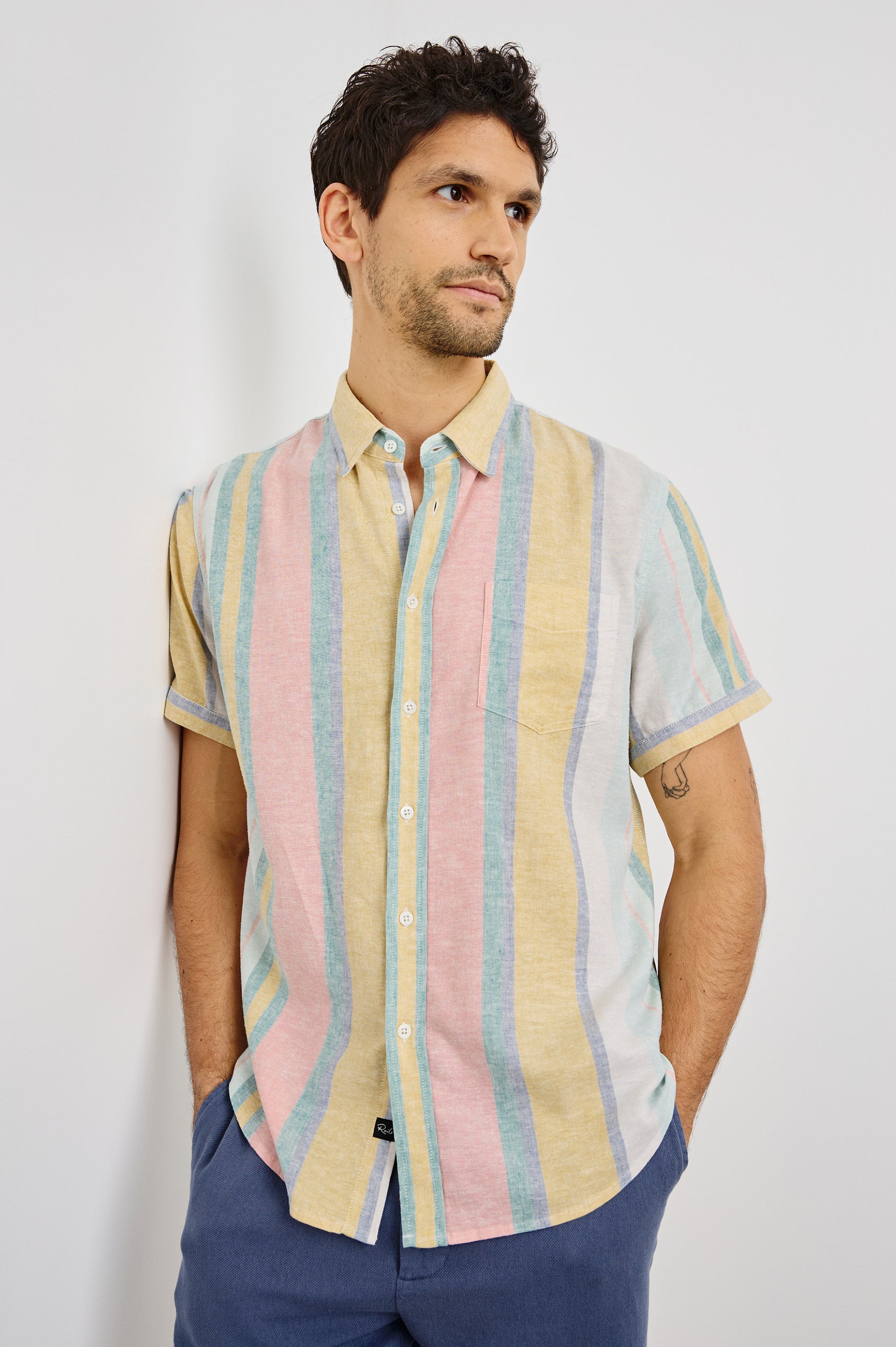 Carson Shirt Portofino Stripe