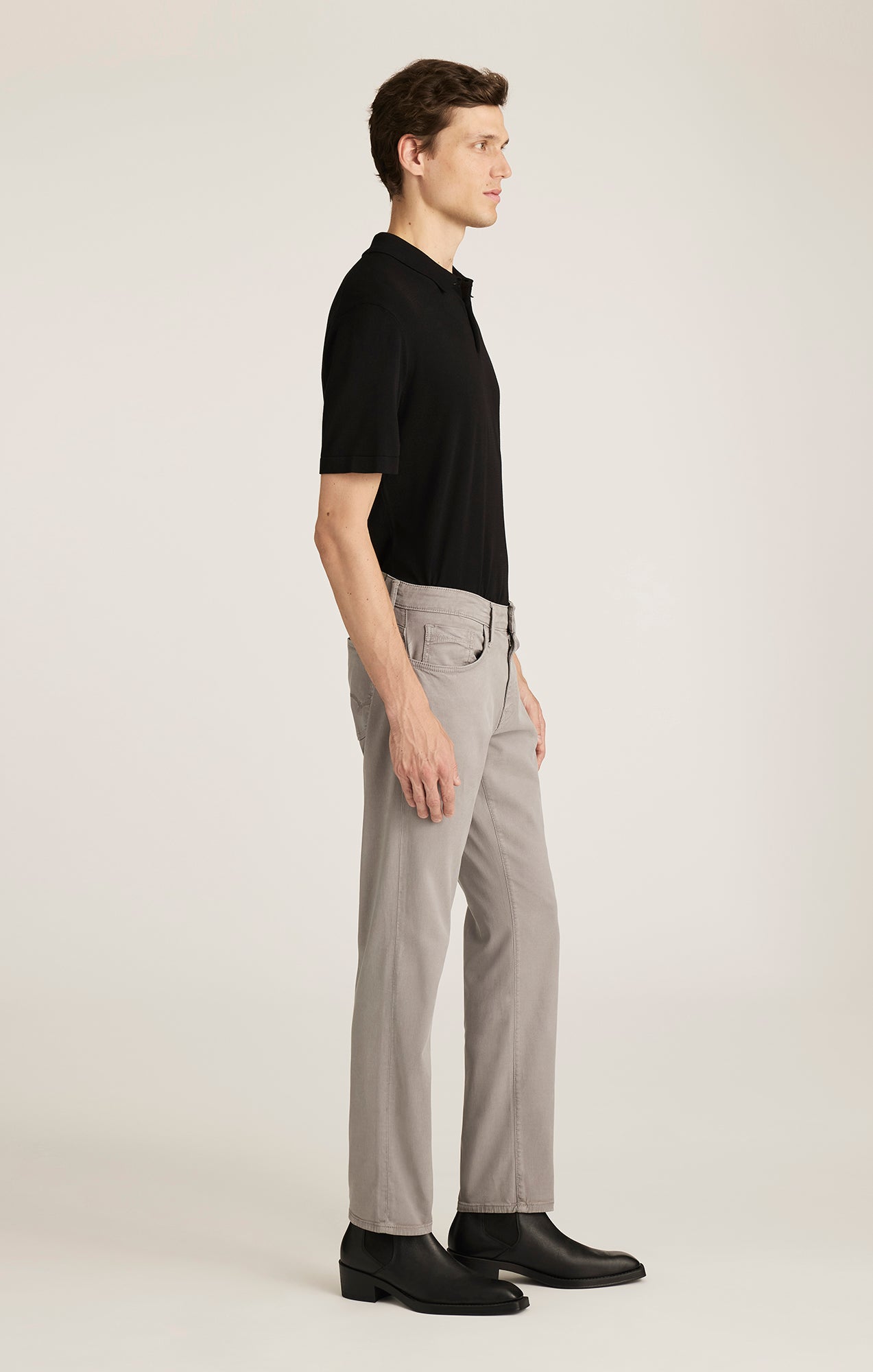 Marcus Slim Straight Luxe Twill Shark