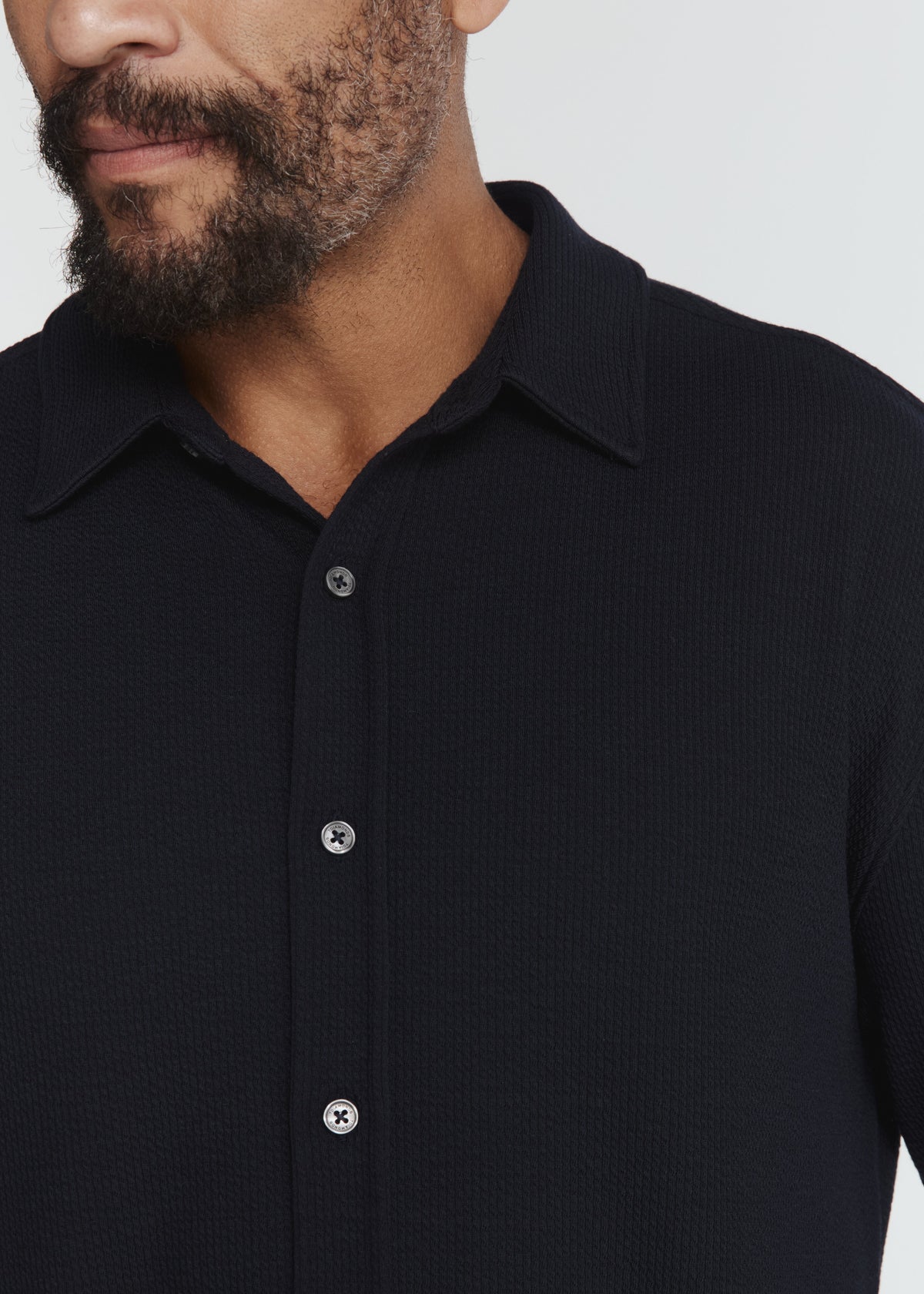 Levine Long Sleeve Shirt Navy