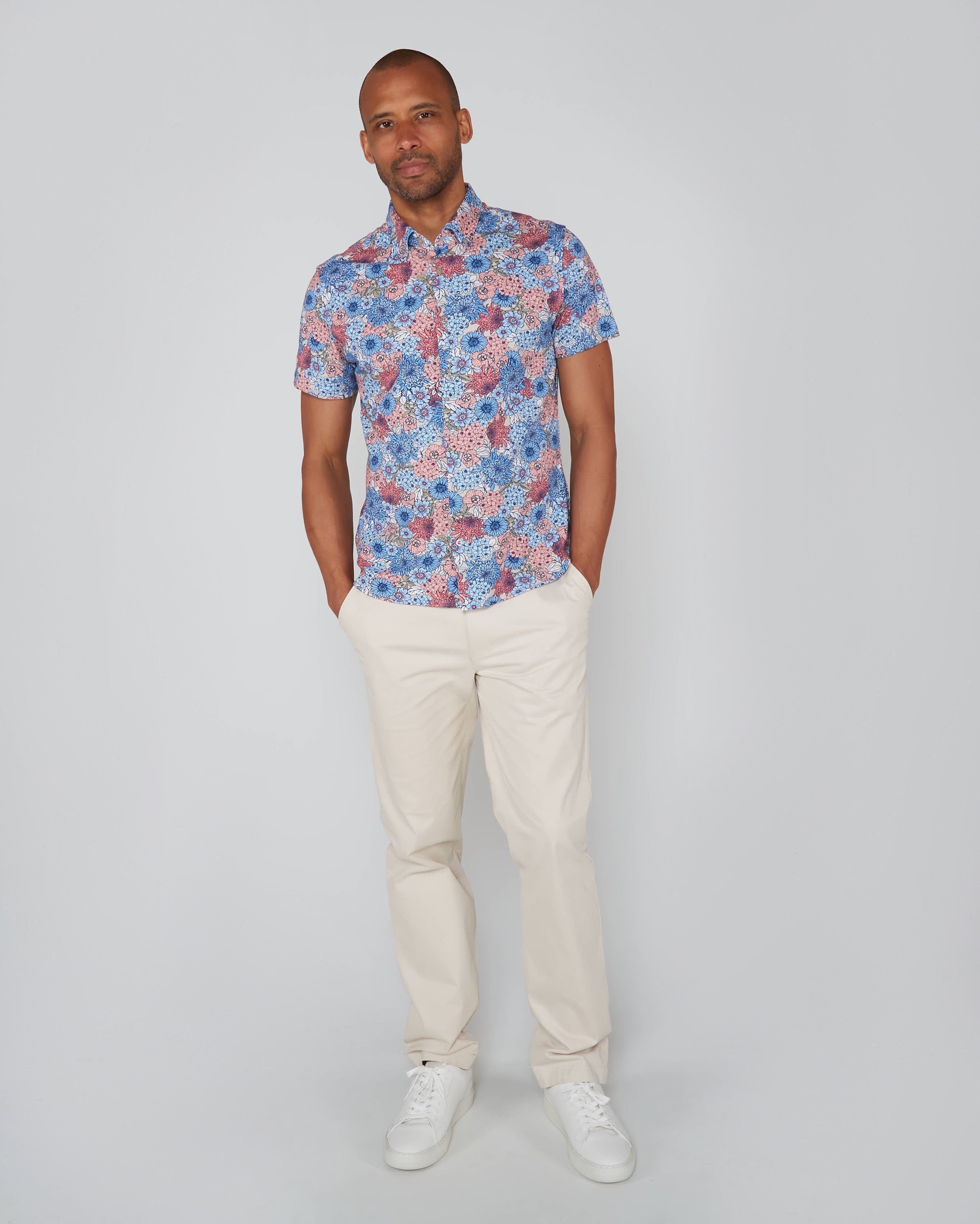 Todd Garden Party Shirt Garden Party Pink
