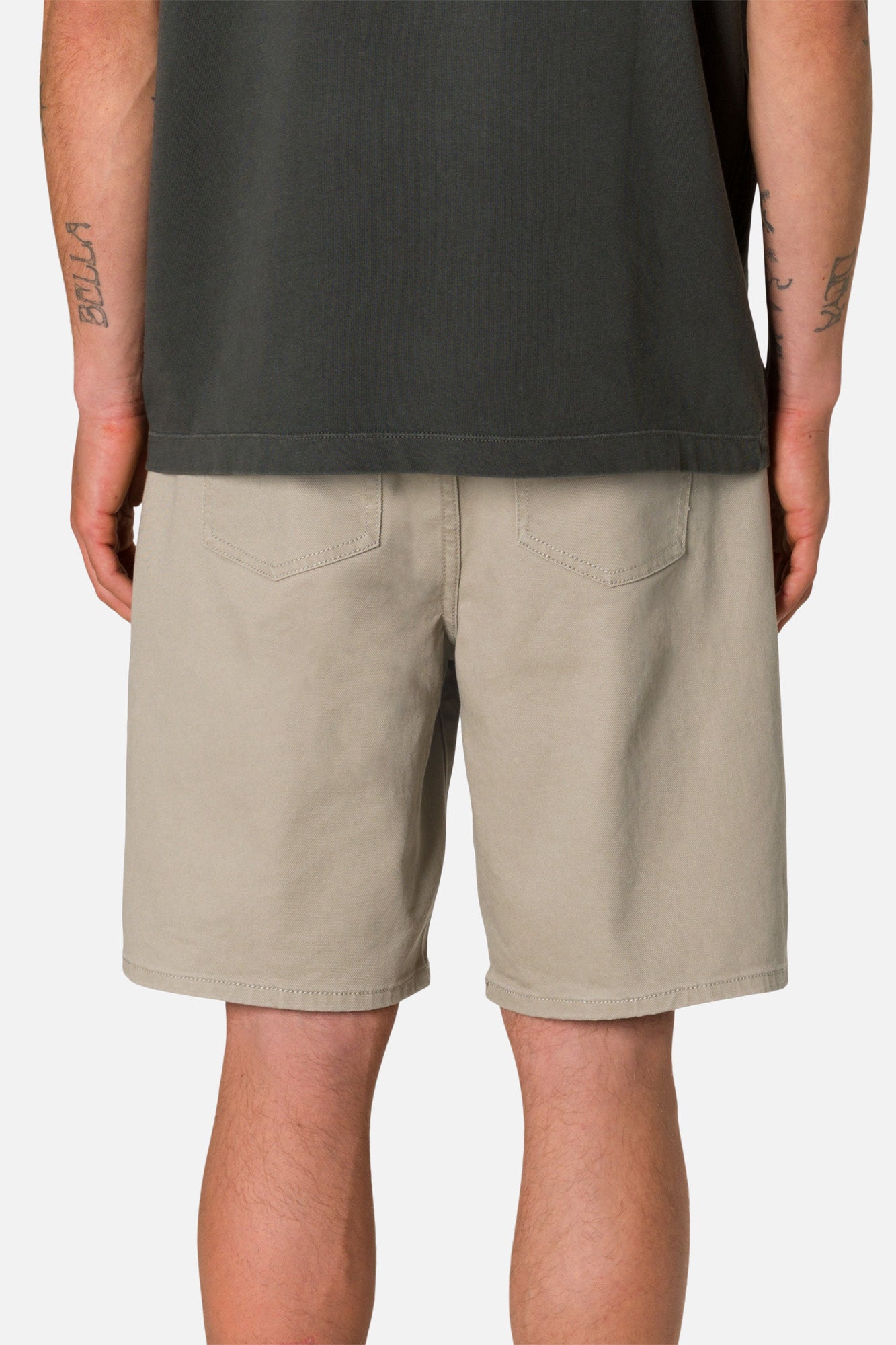 George 64 Bull Denim Short Vintage Khaki