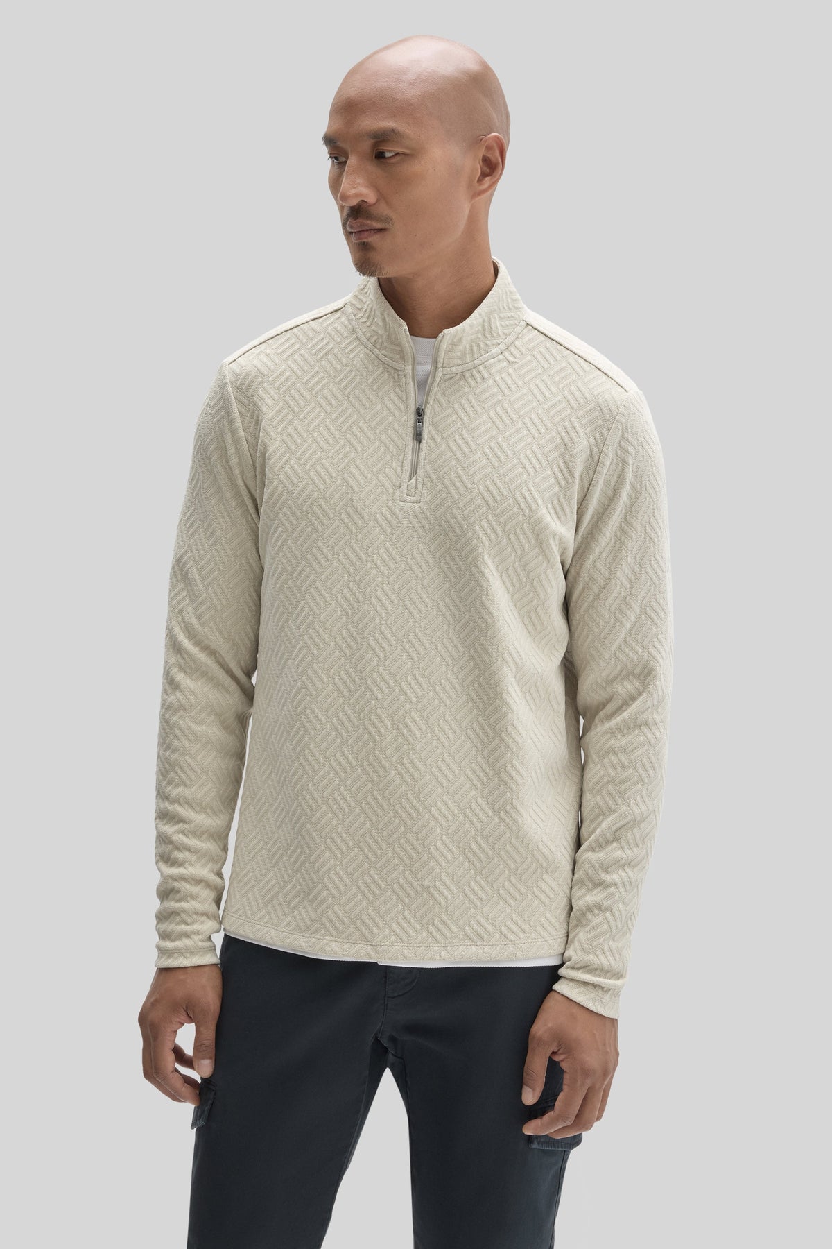 Avila Quarter Zip Pullover Moonstone