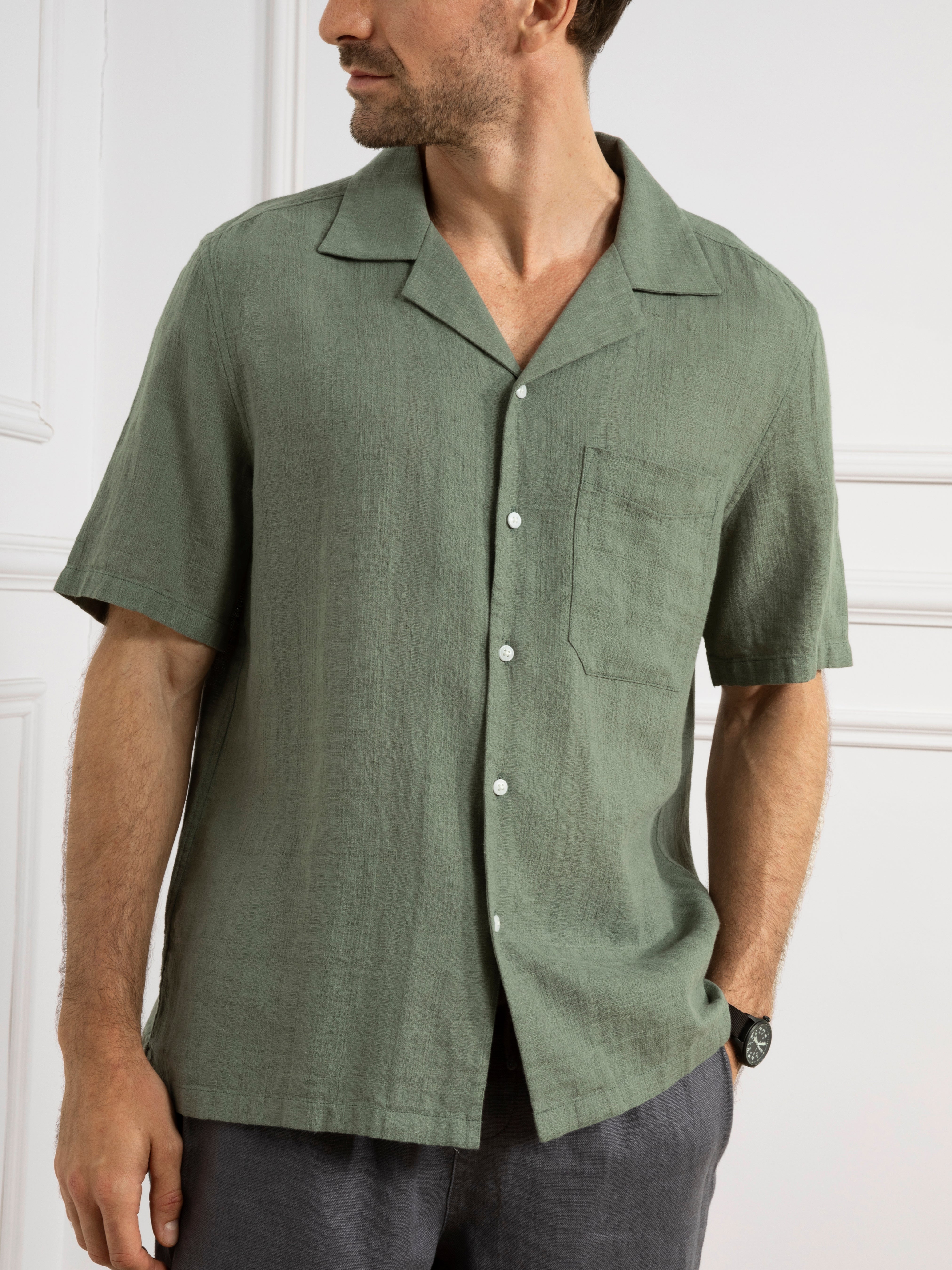 Rockaway Linen Shirt Tea