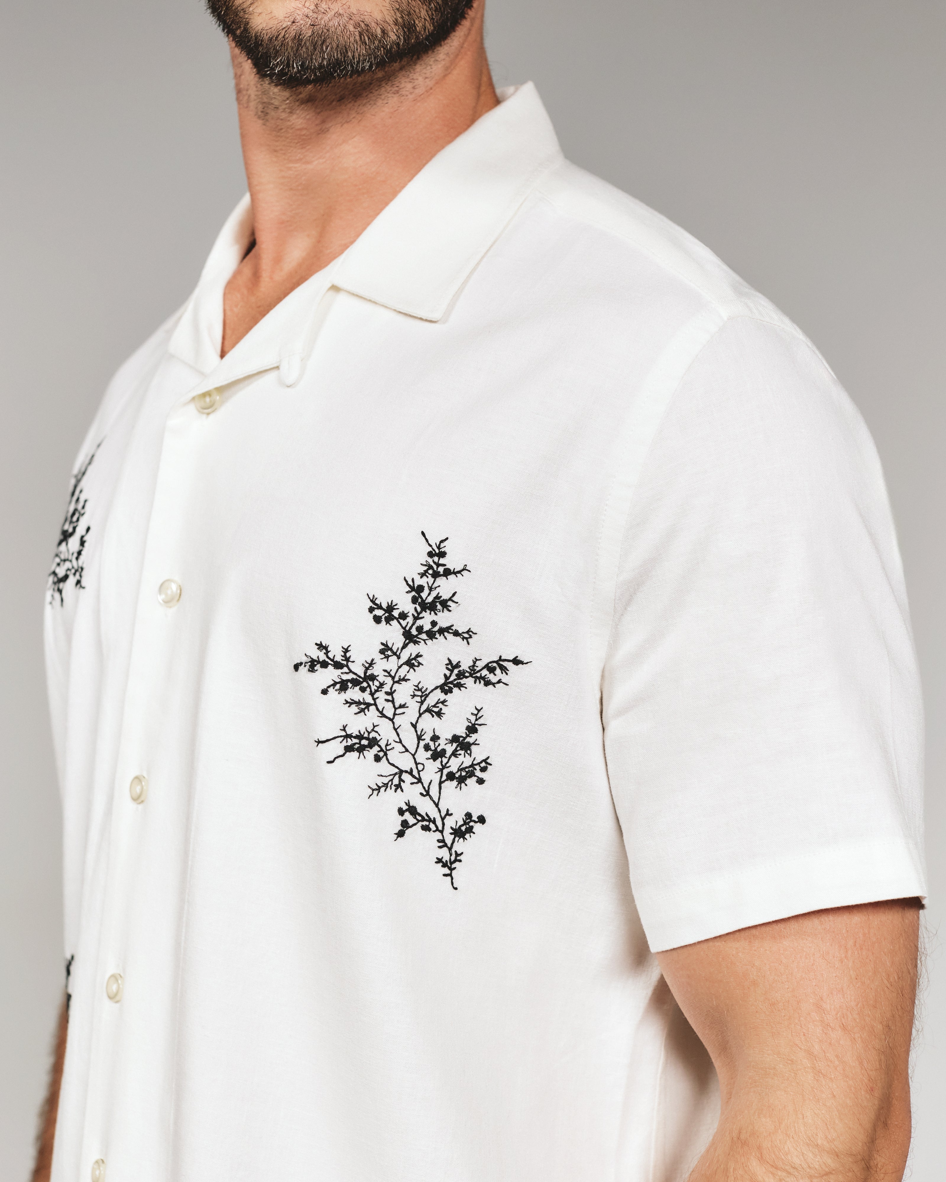 Heath Camp Shirt Ivory