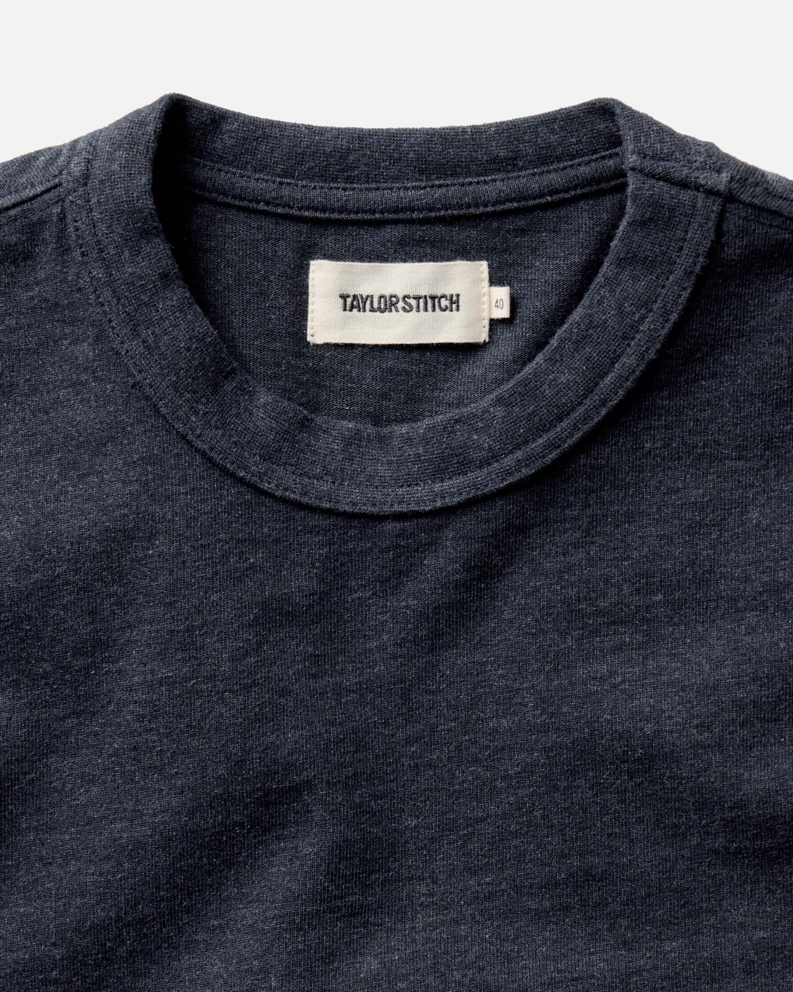 The Organic Cotton Shop Tee Navy Twist