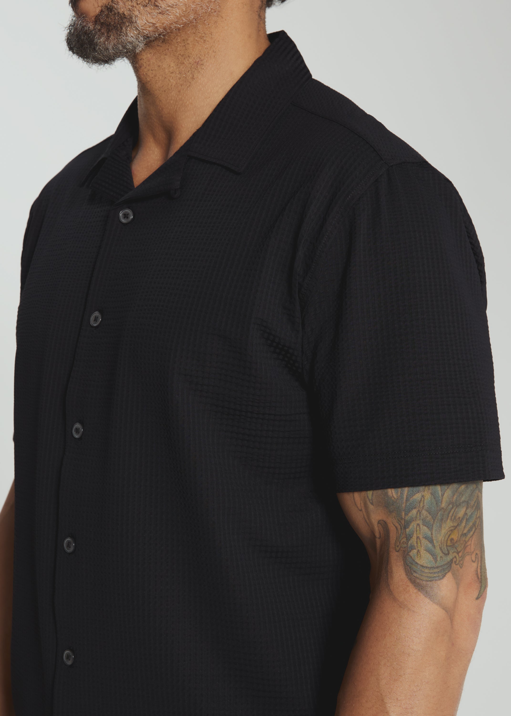 Sutherland Camp Shirt Black