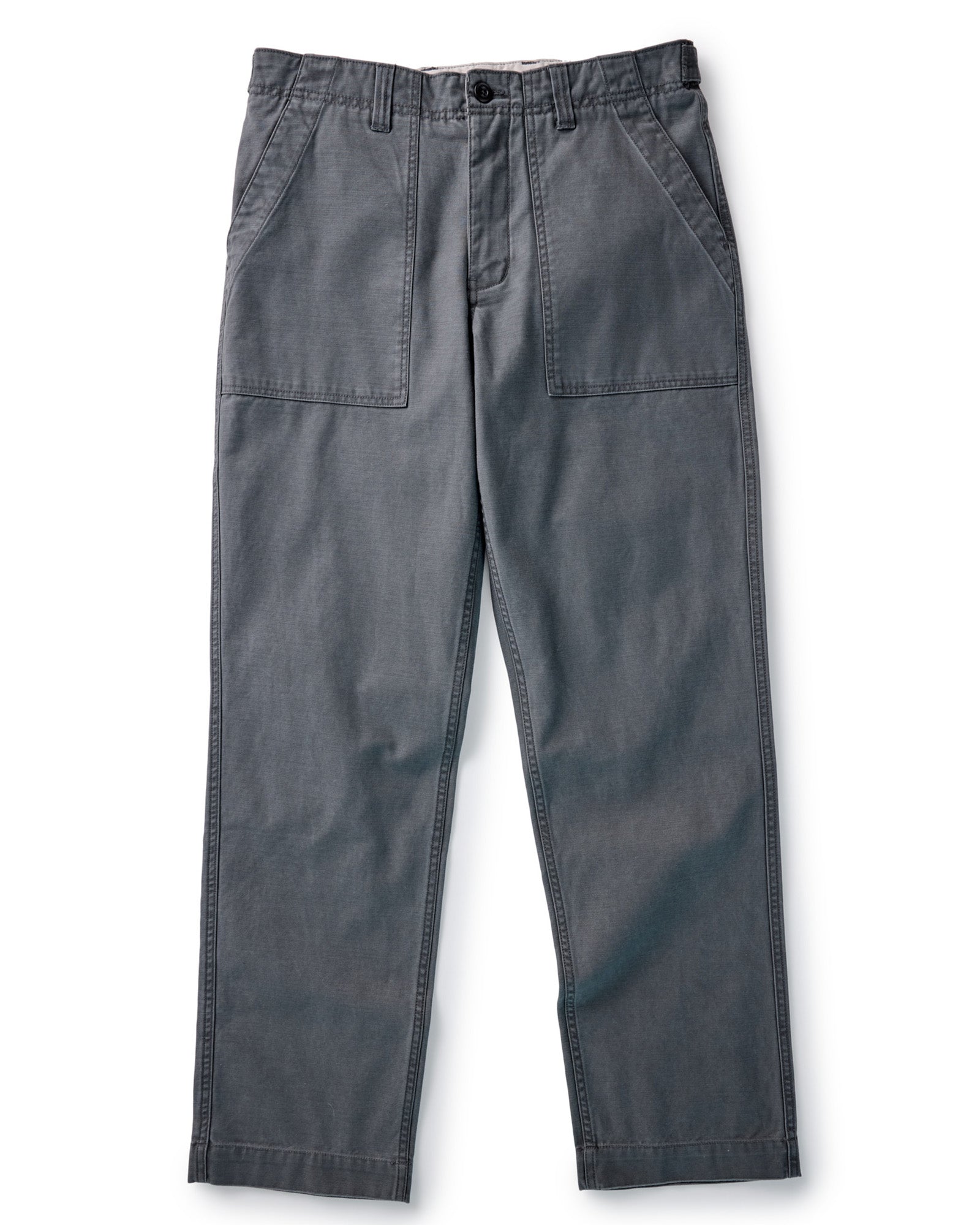 The Surplus Pant in Reverse Sateen Faded Black