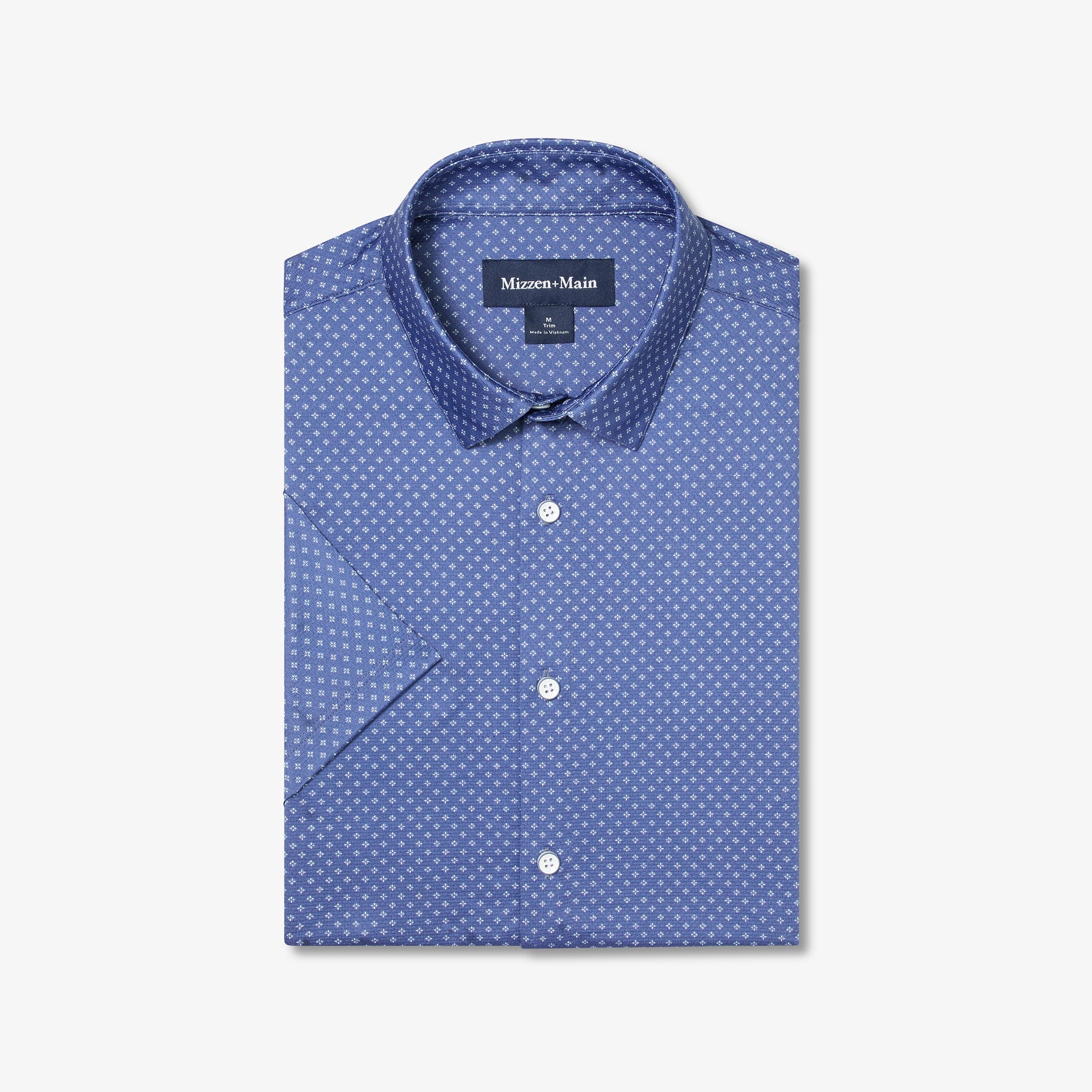 Halyard Short Sleeve Dress Shirt Coastal Fjord Star