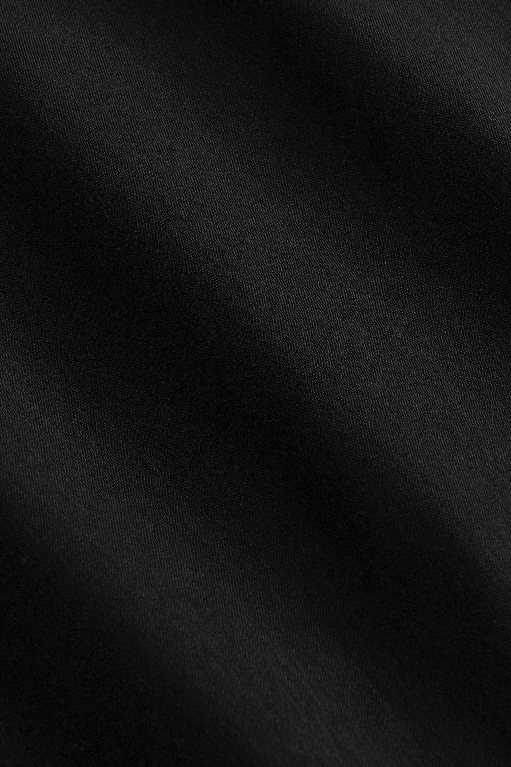 Georgia Short Sleeve Herringbone Polo Black