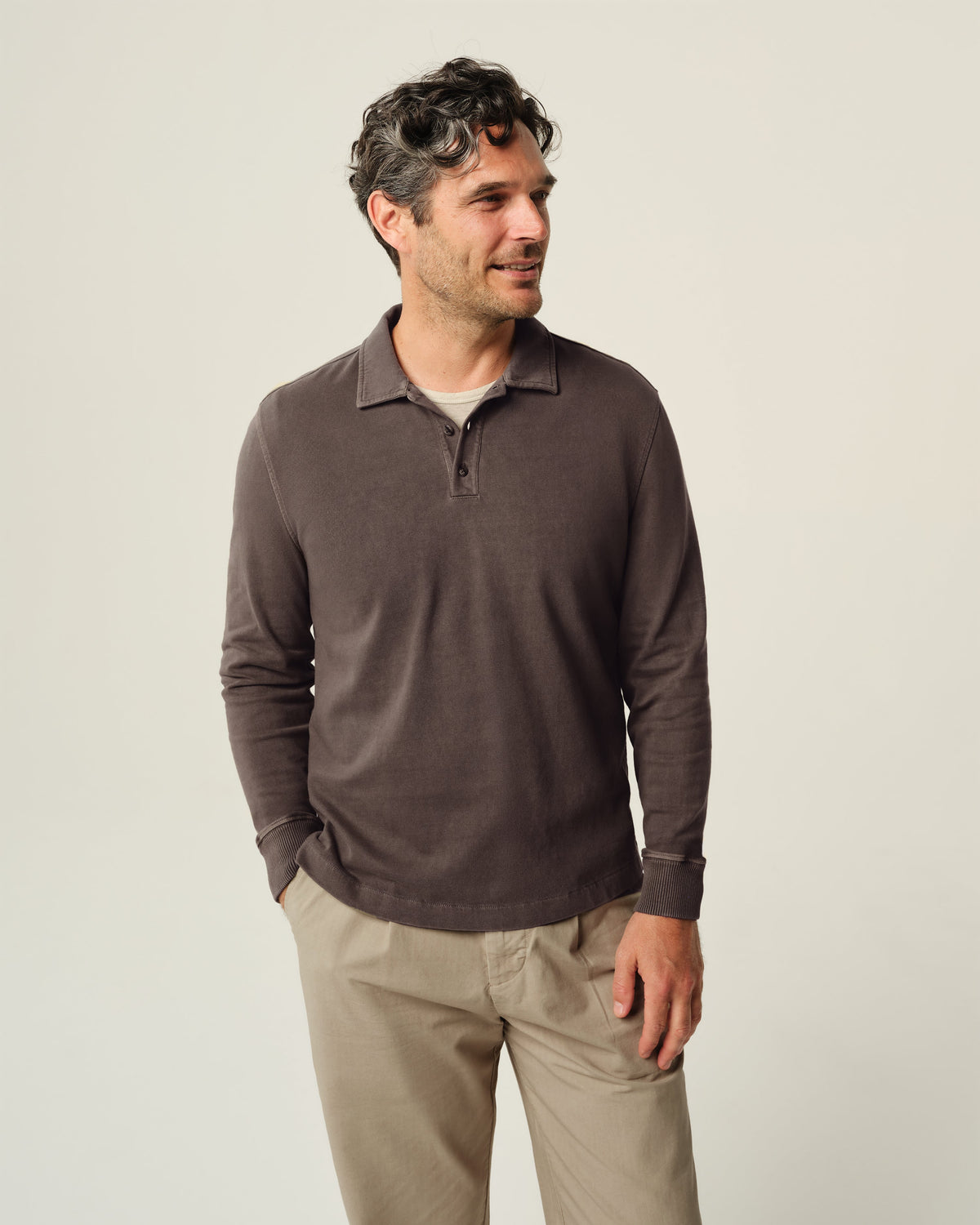 Caza Rugby Polo Bark