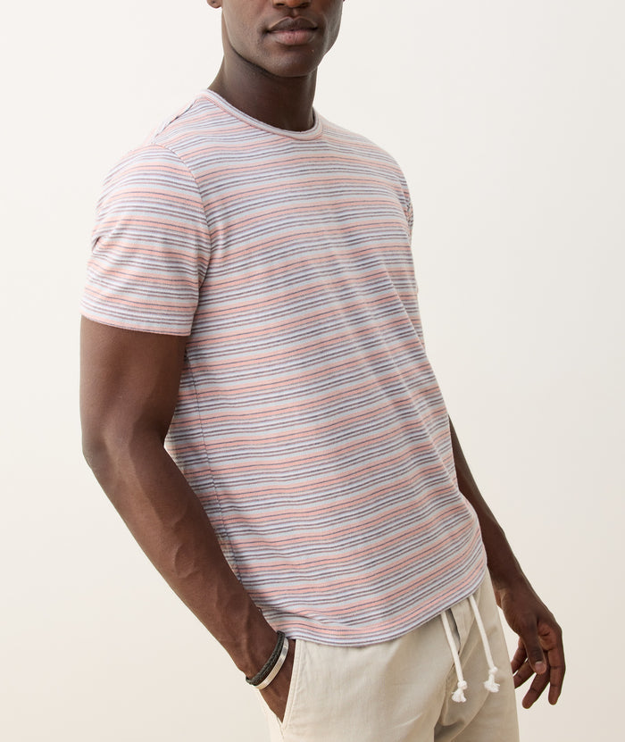 Signature Jacquard Crew Tee Multi