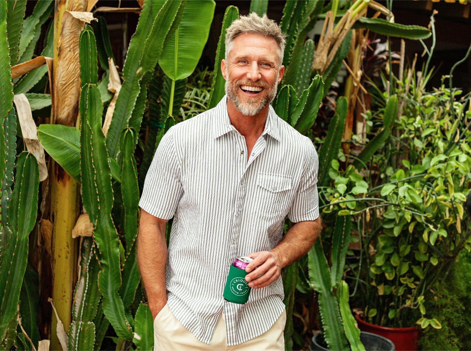 Seersucker Performance Pearl Snap Short Sleeve Shirt Sage