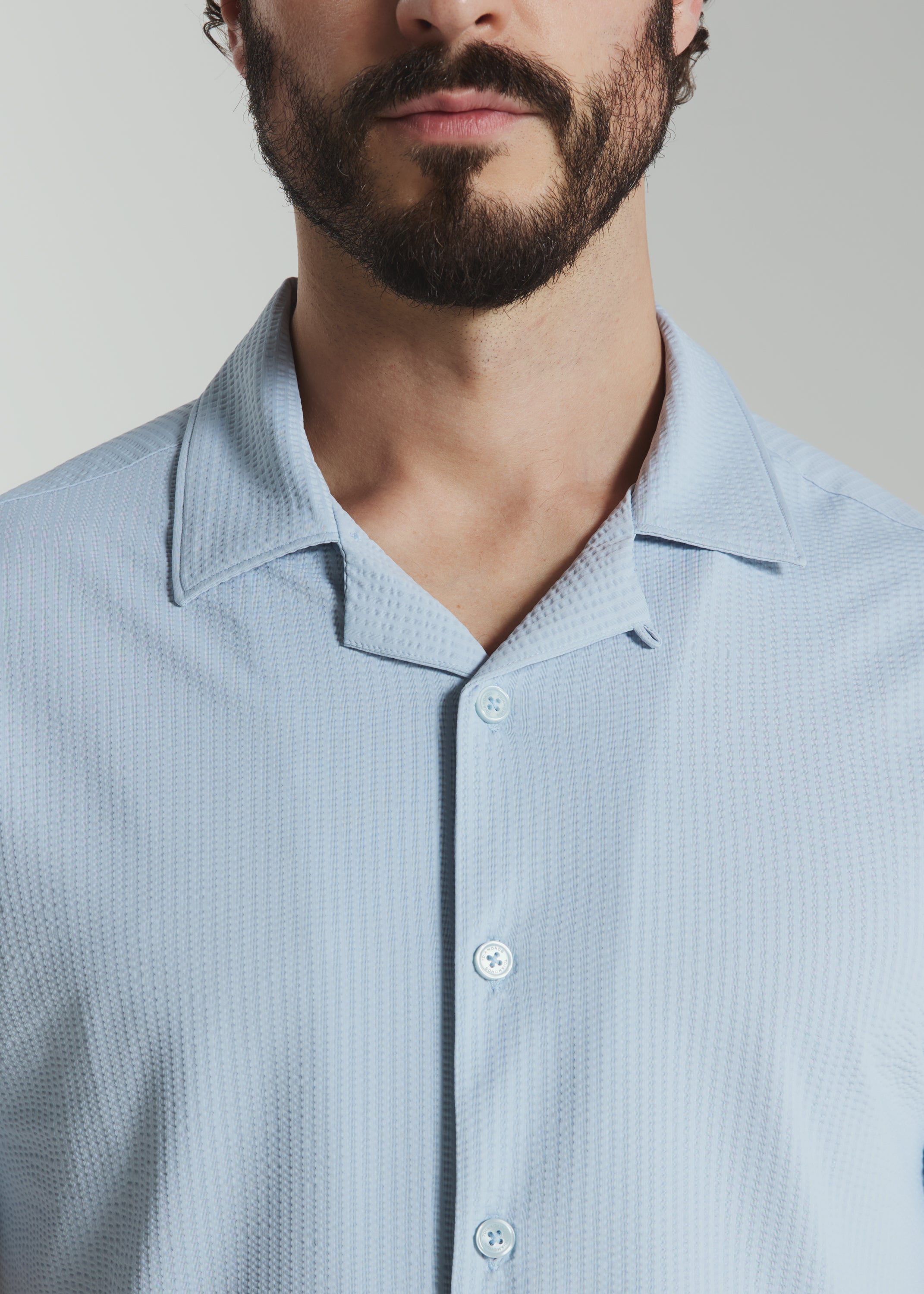 Sutherland Camp Shirt Powder Blue