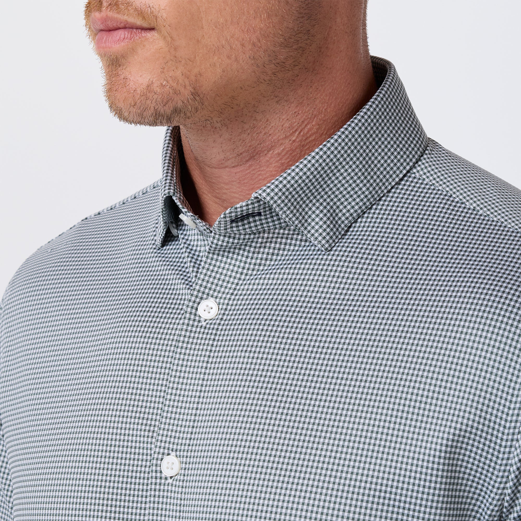 Halyard LS Dress Shirt Hemlock Peter Gingham