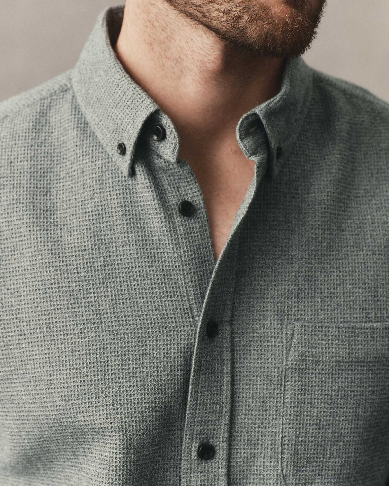 The Jack Waffle Shirt Pine Twist