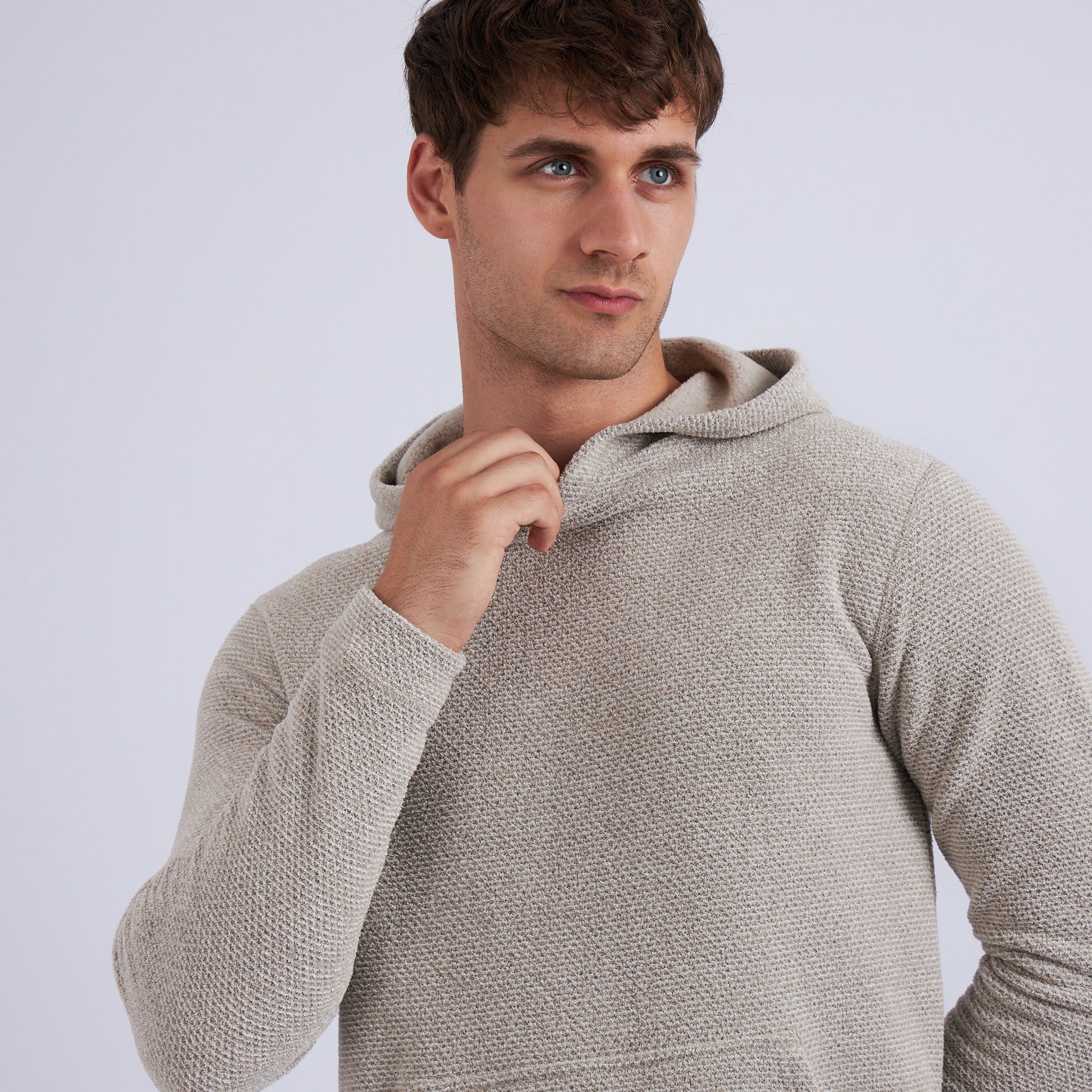 Dwayne Hoodie Tan Heather