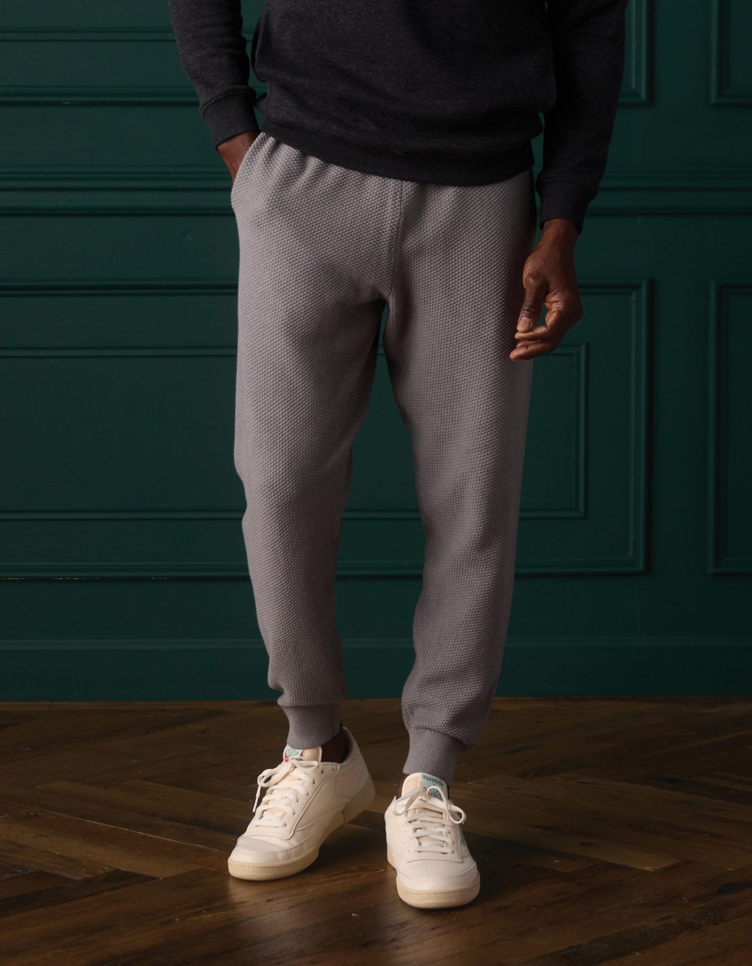 Coolmax Textured Jogger Greystone