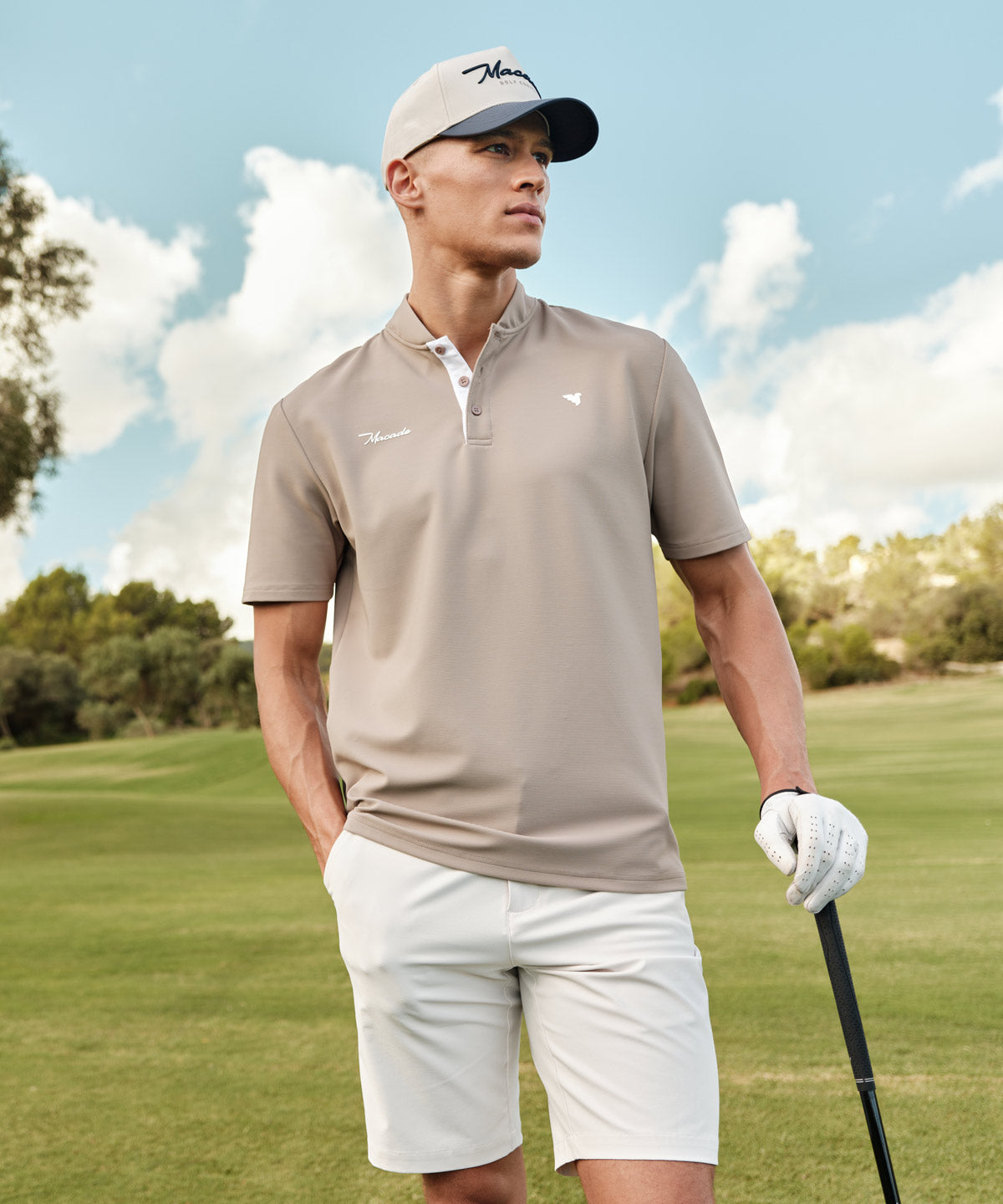 Heath Bomber Shirt Tan