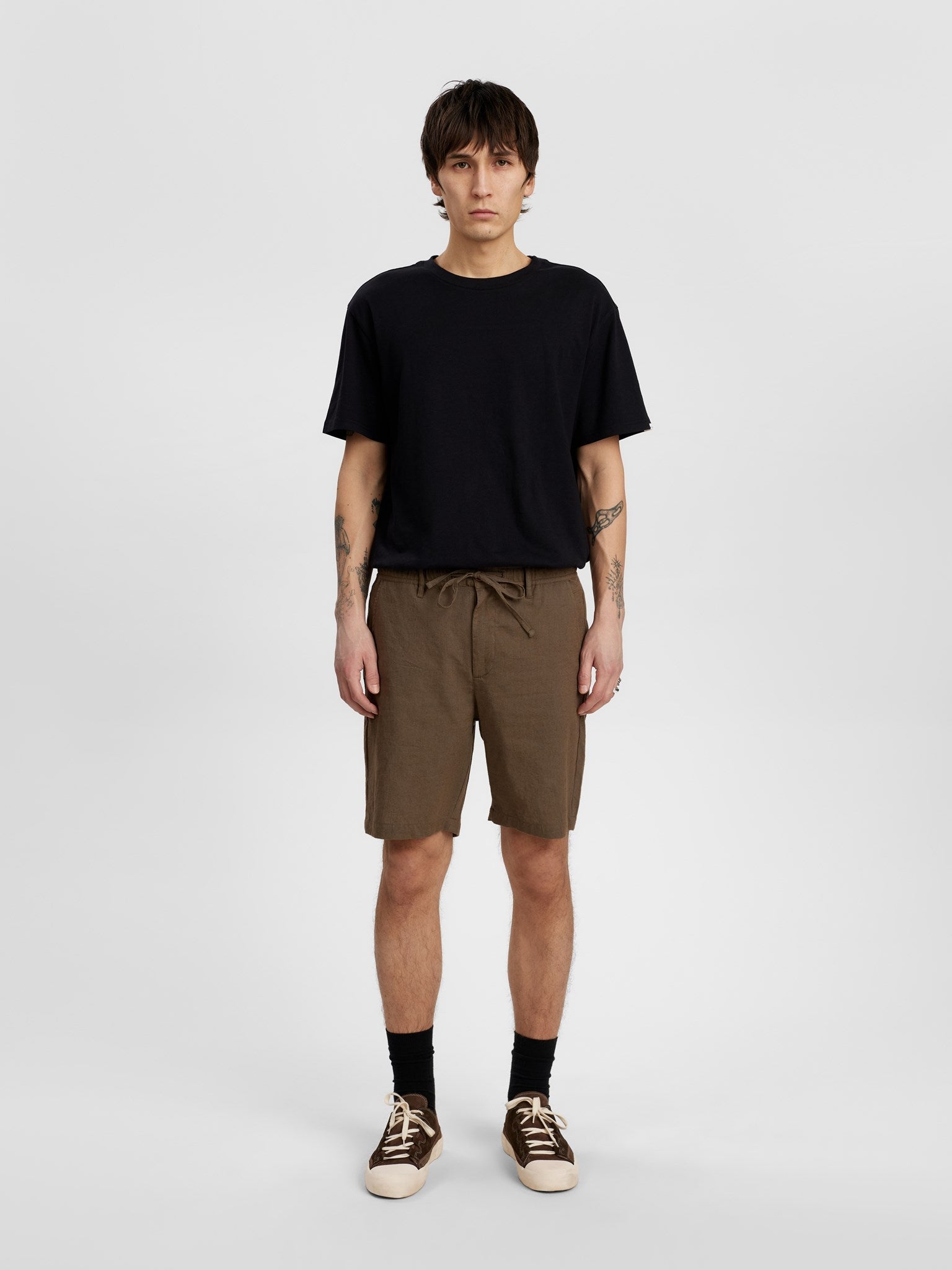 Aklt James Cot/Linen Ela Shorts Cub