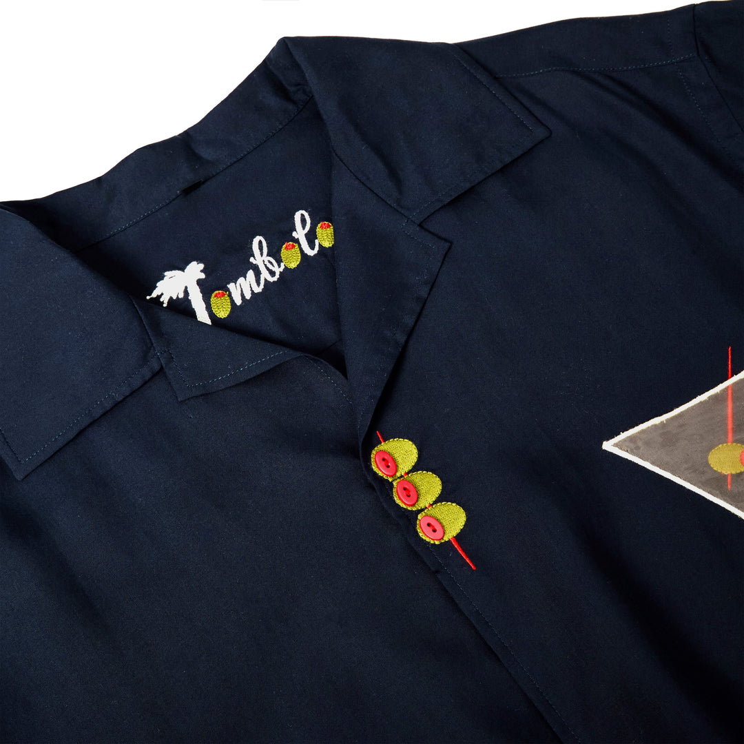 Extra Dirty' Relaxed Fit Button Up Navy