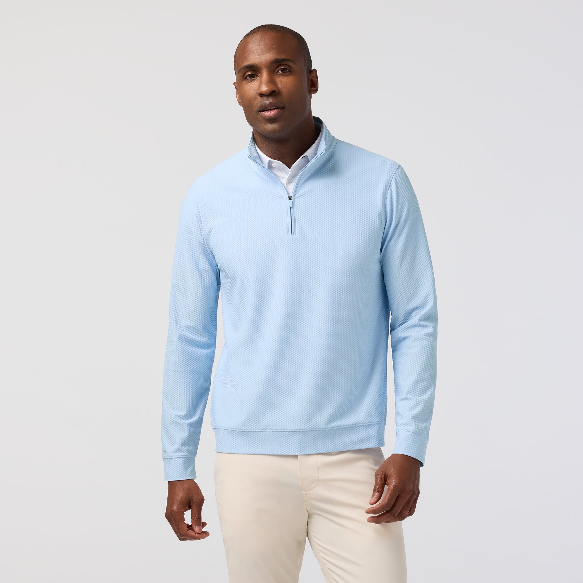Easton Quarter Zip Cloud Blue