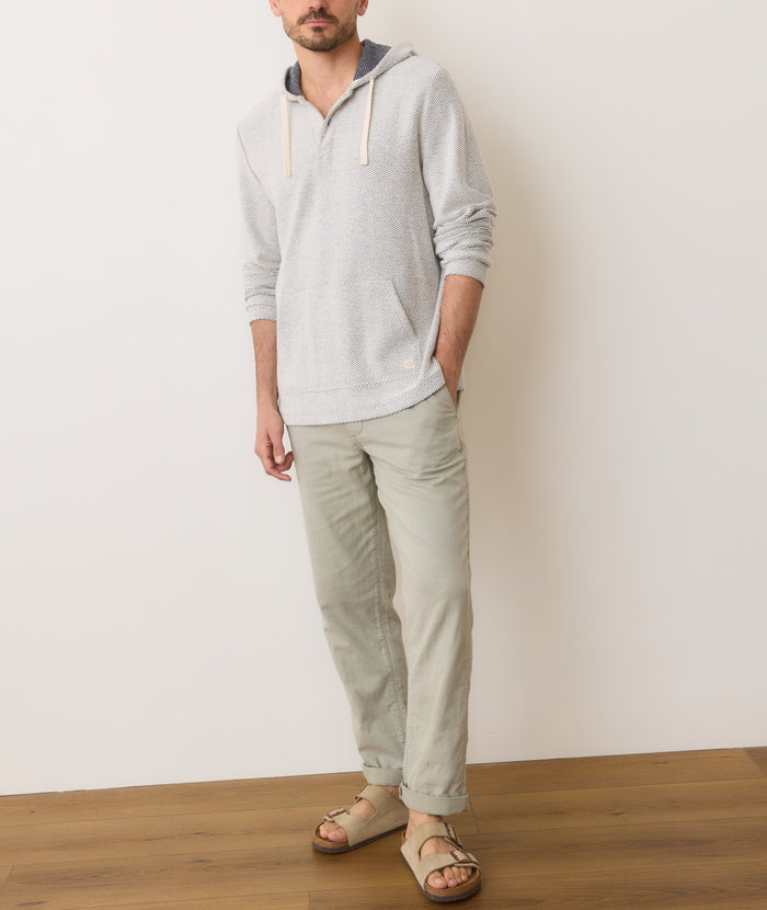 Portola Beach Hoodie White/Navy