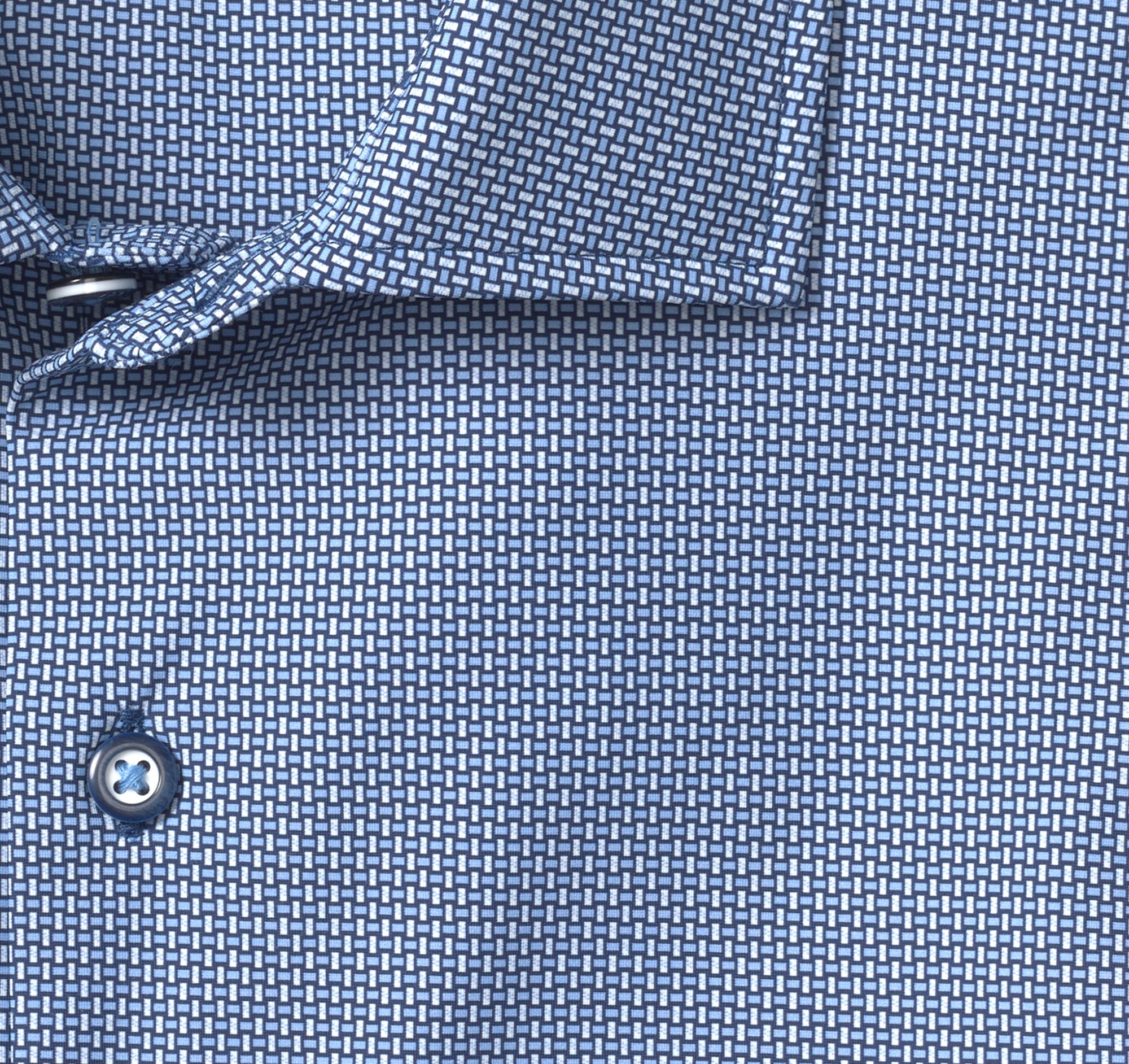 XC+ Motion Dress Knit Shirt Navy Basketweave