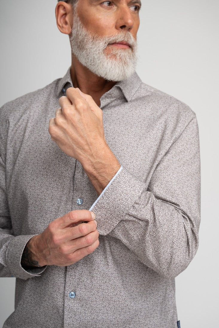 Twill Shirt Taupe