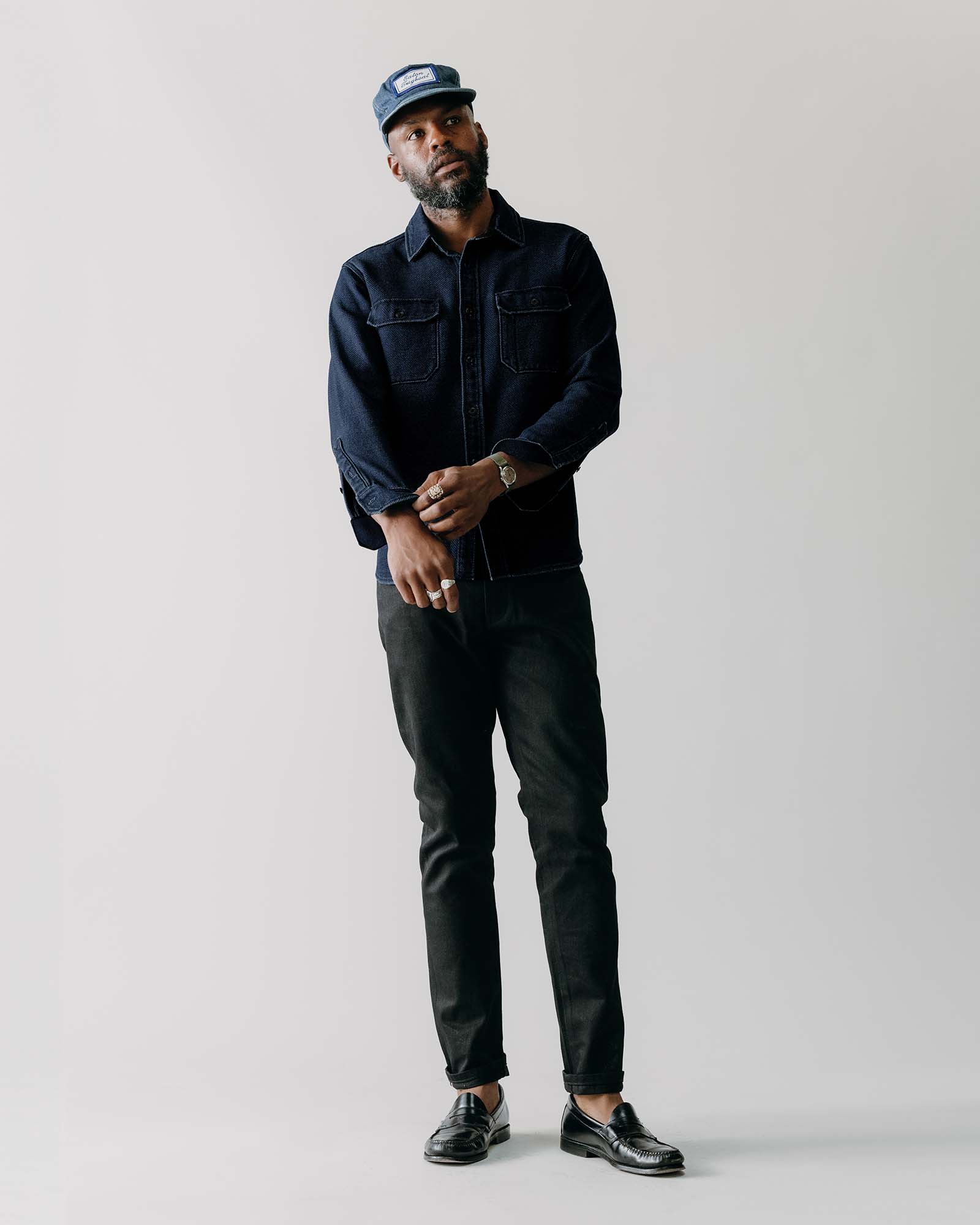 The Division Shirt Rinsed Indigo