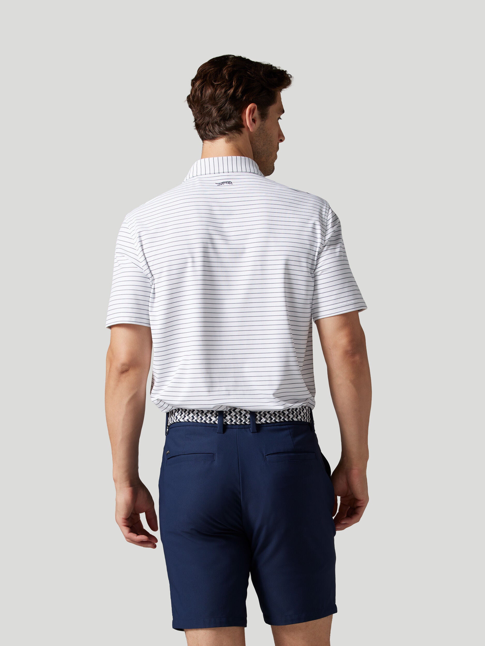 SDR Stripe Polo II White