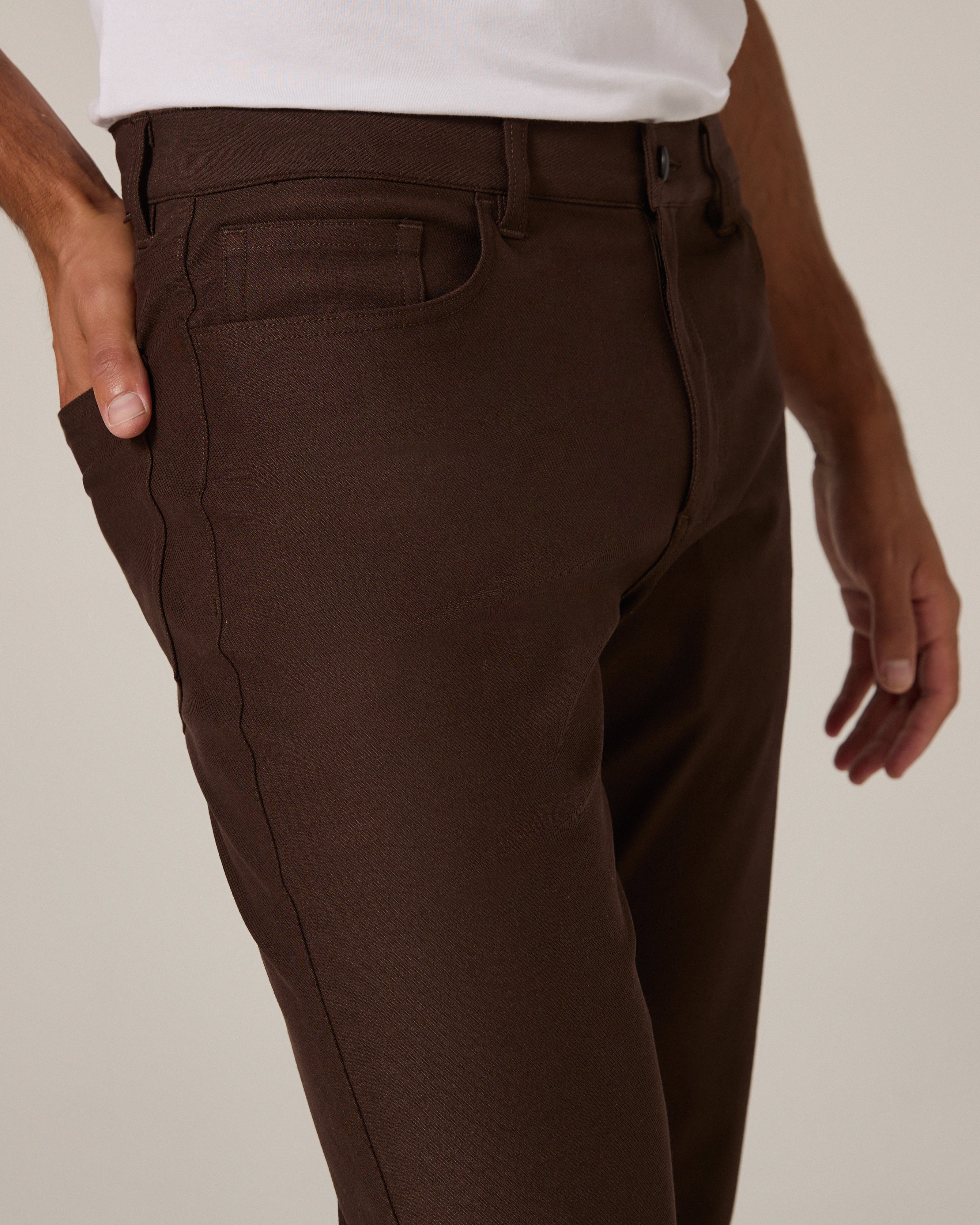 Baron 5 Pocket Pant Walnut