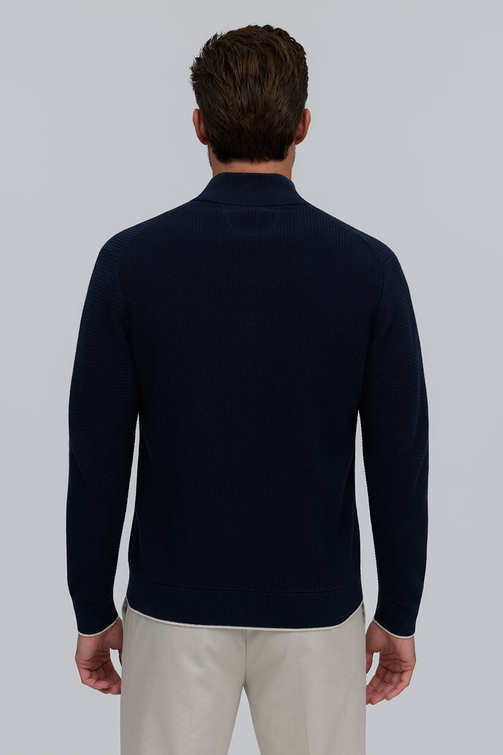 Stitch Full Zip Jacket Navy