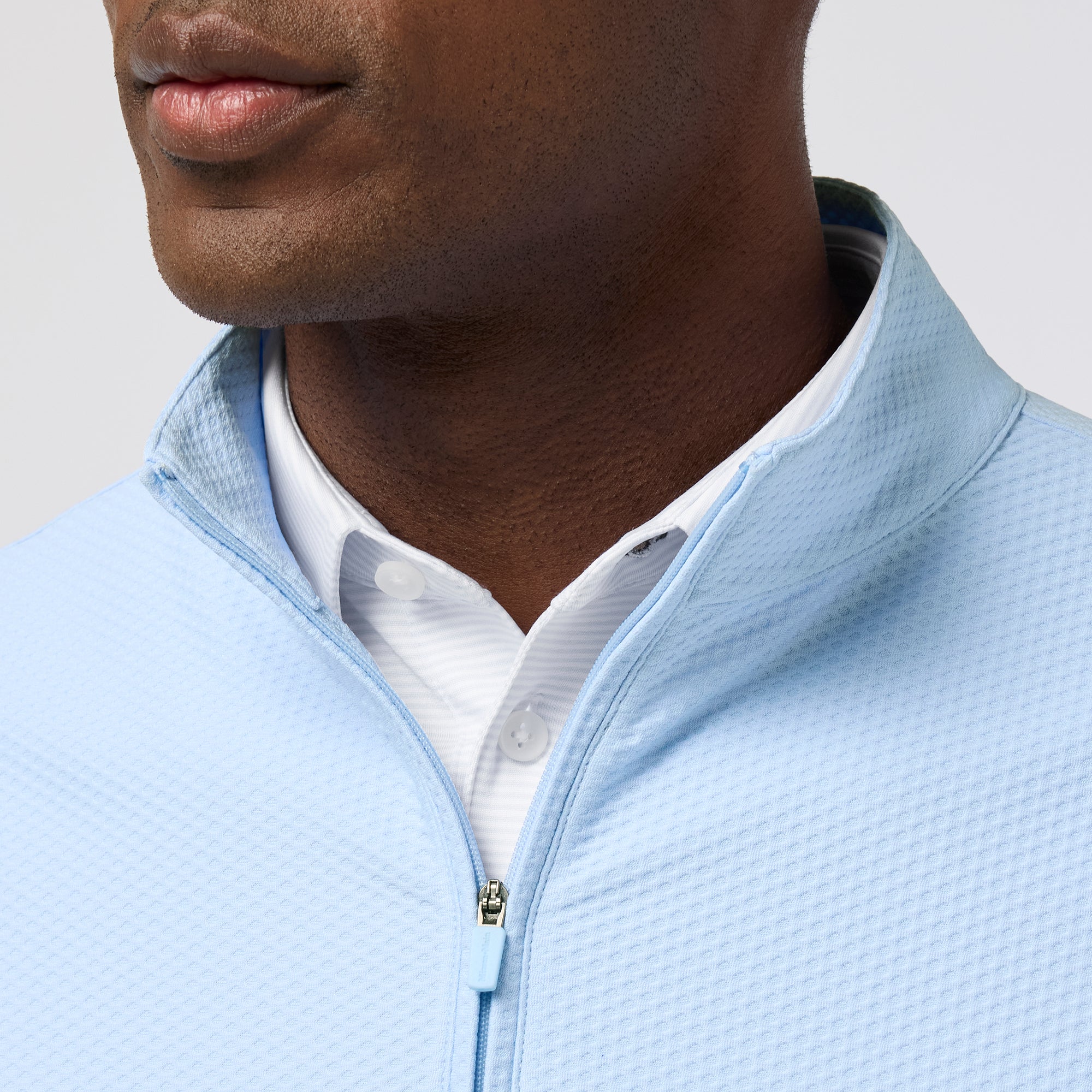 Easton Quarter Zip Cloud Blue