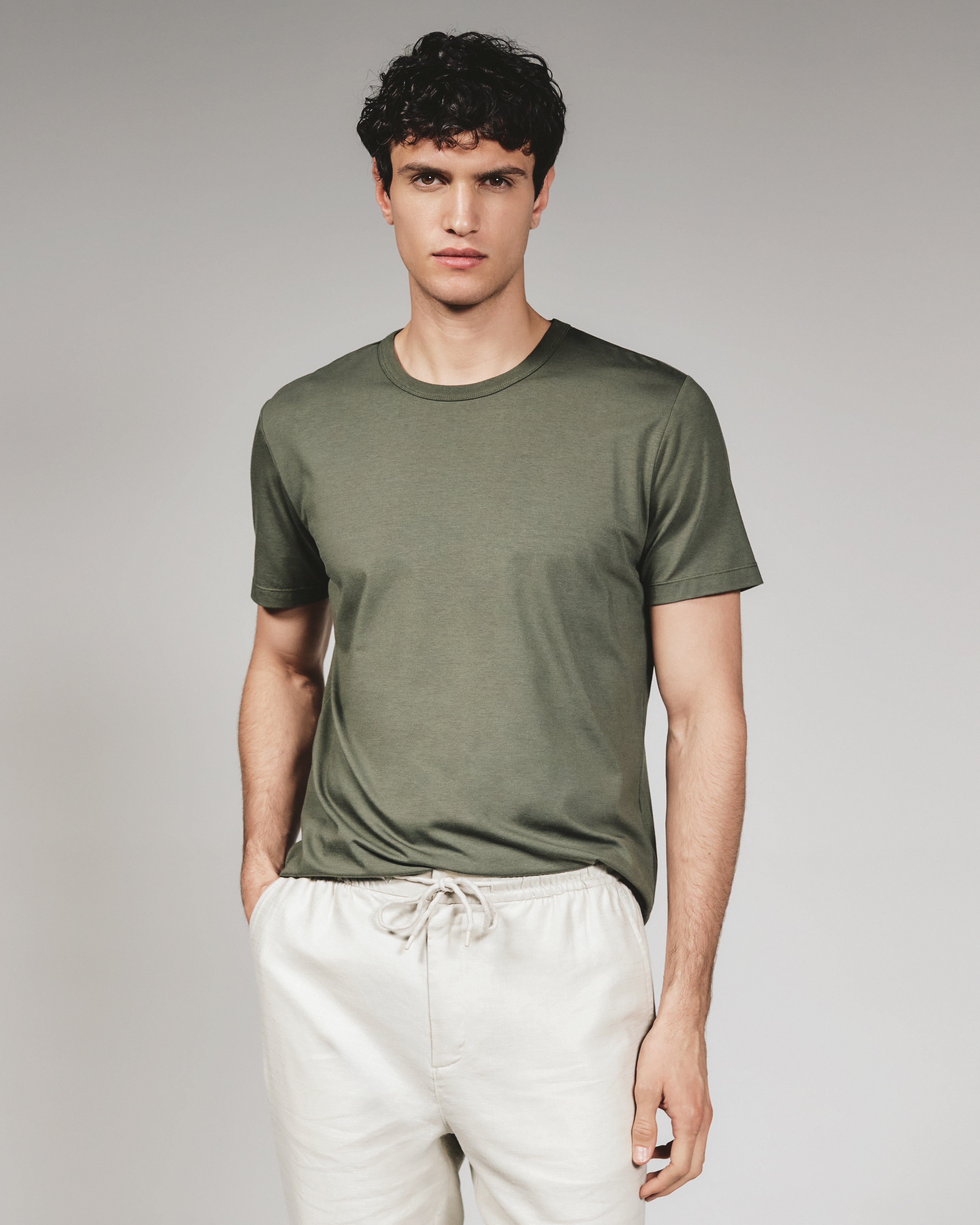 Modal Tee Moss Green