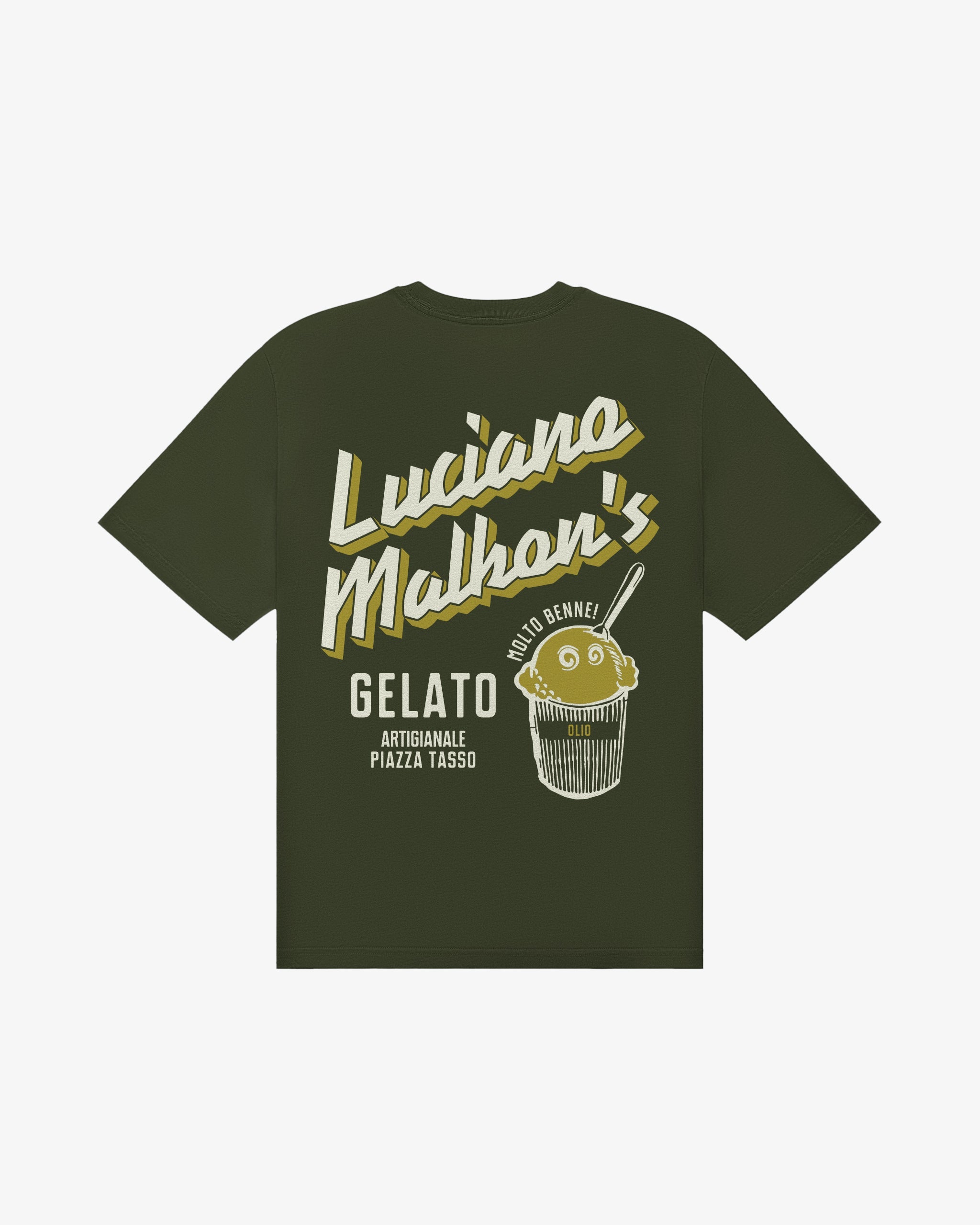 Gelato Stand Pocket Tee Cypress Green