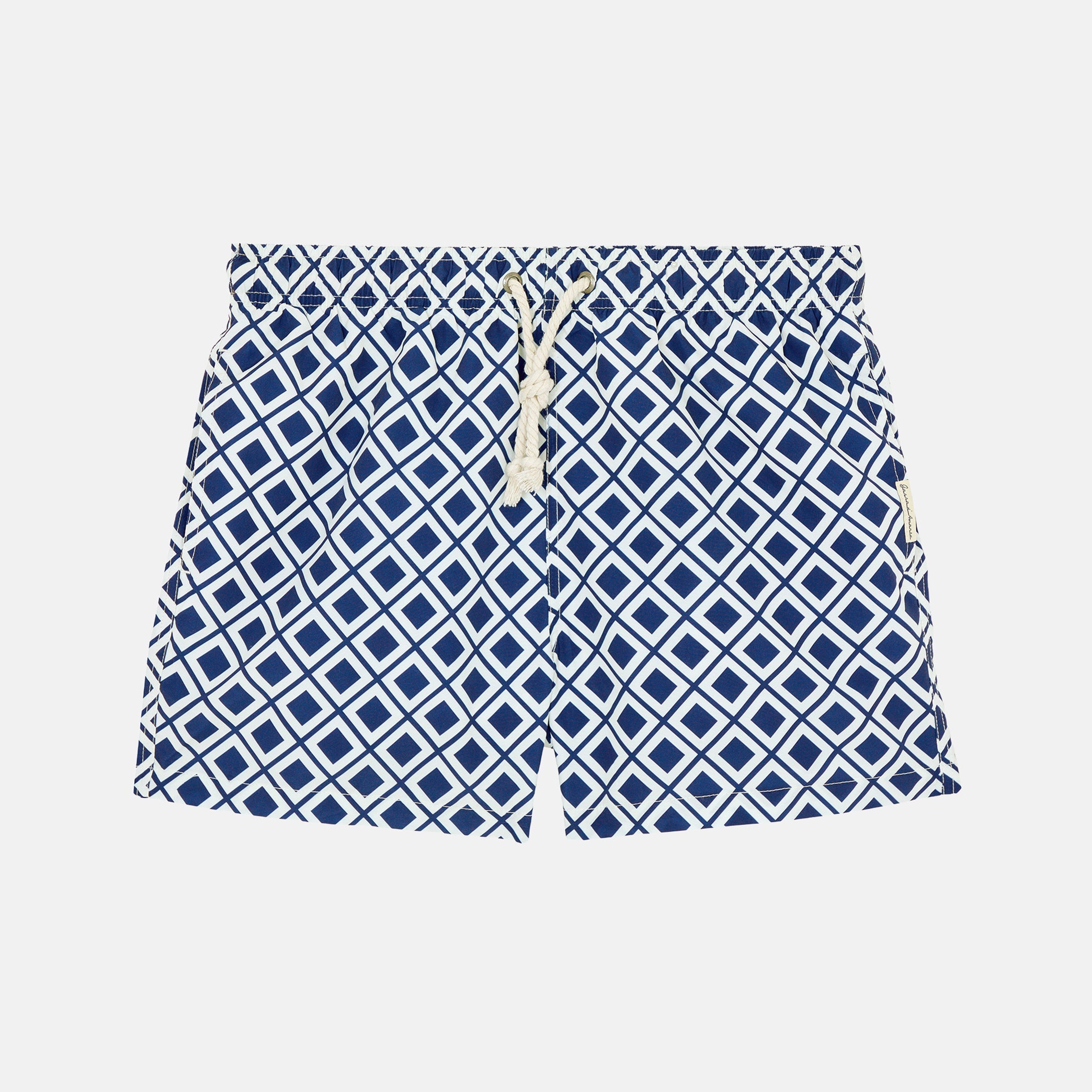 Vieste Patterned Swim Short Blu